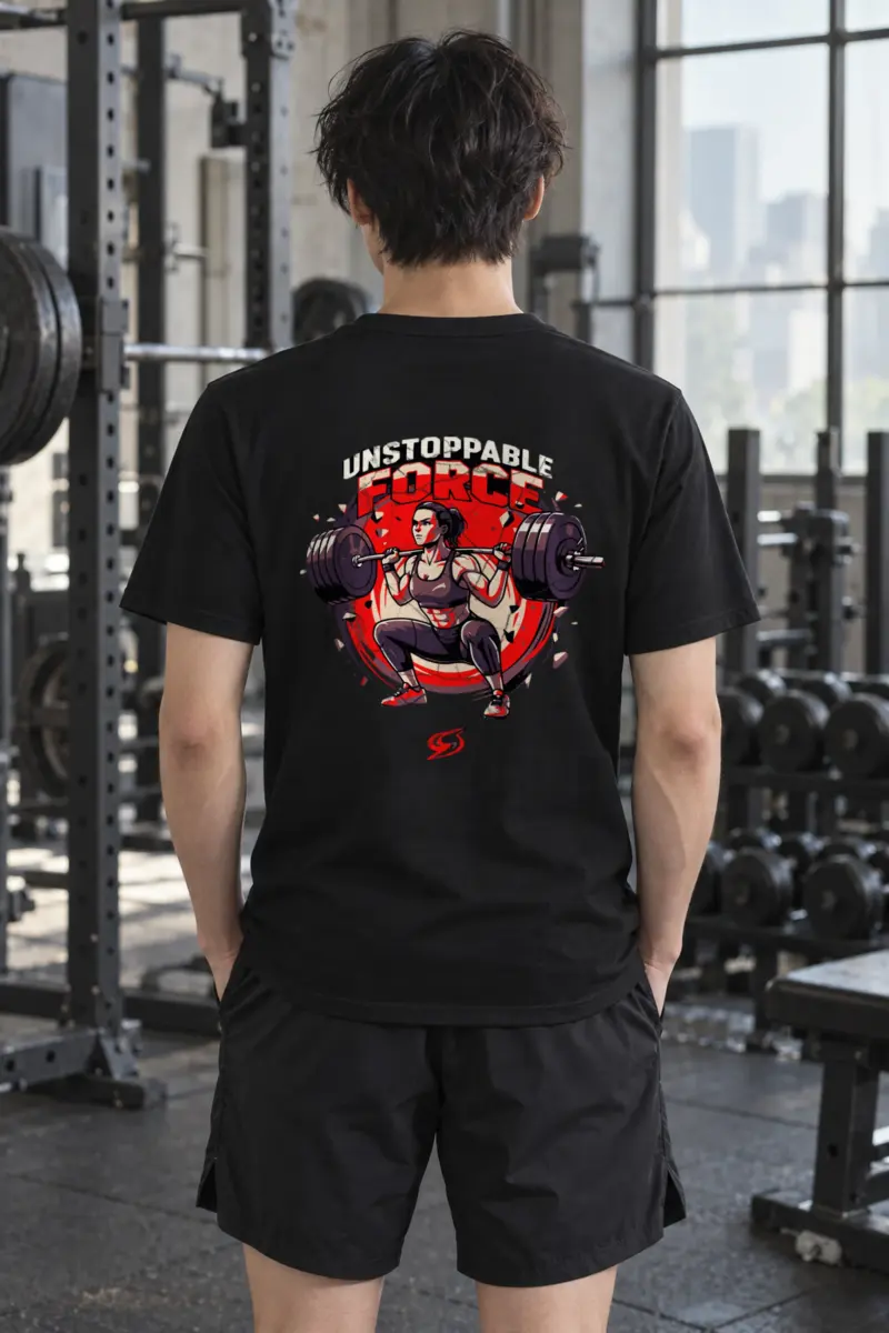 "Unstoppable Force" Heavyweight Unisex Crewneck T-shirt