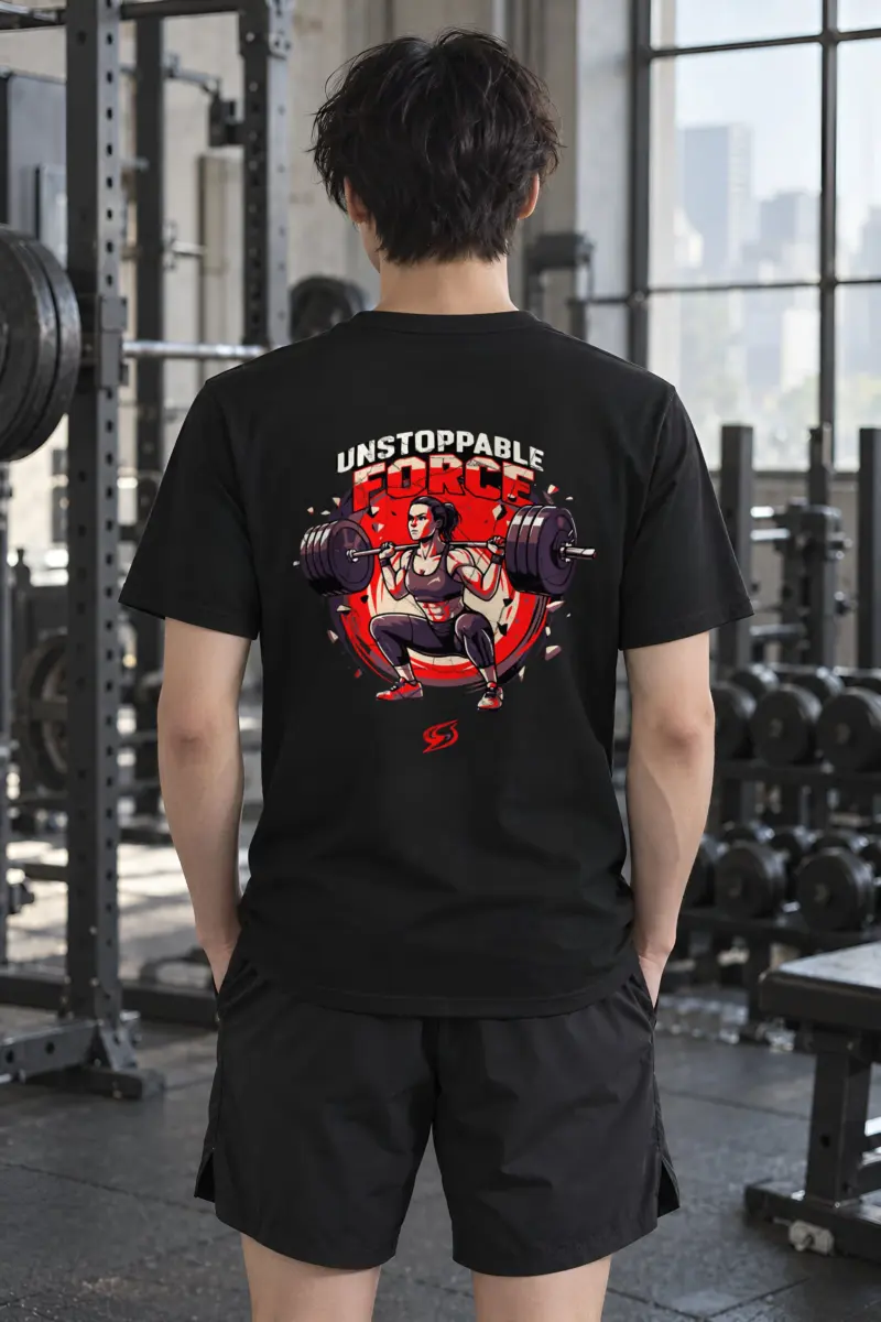 "Unstoppable Force" Heavyweight Unisex Crewneck T-shirt
