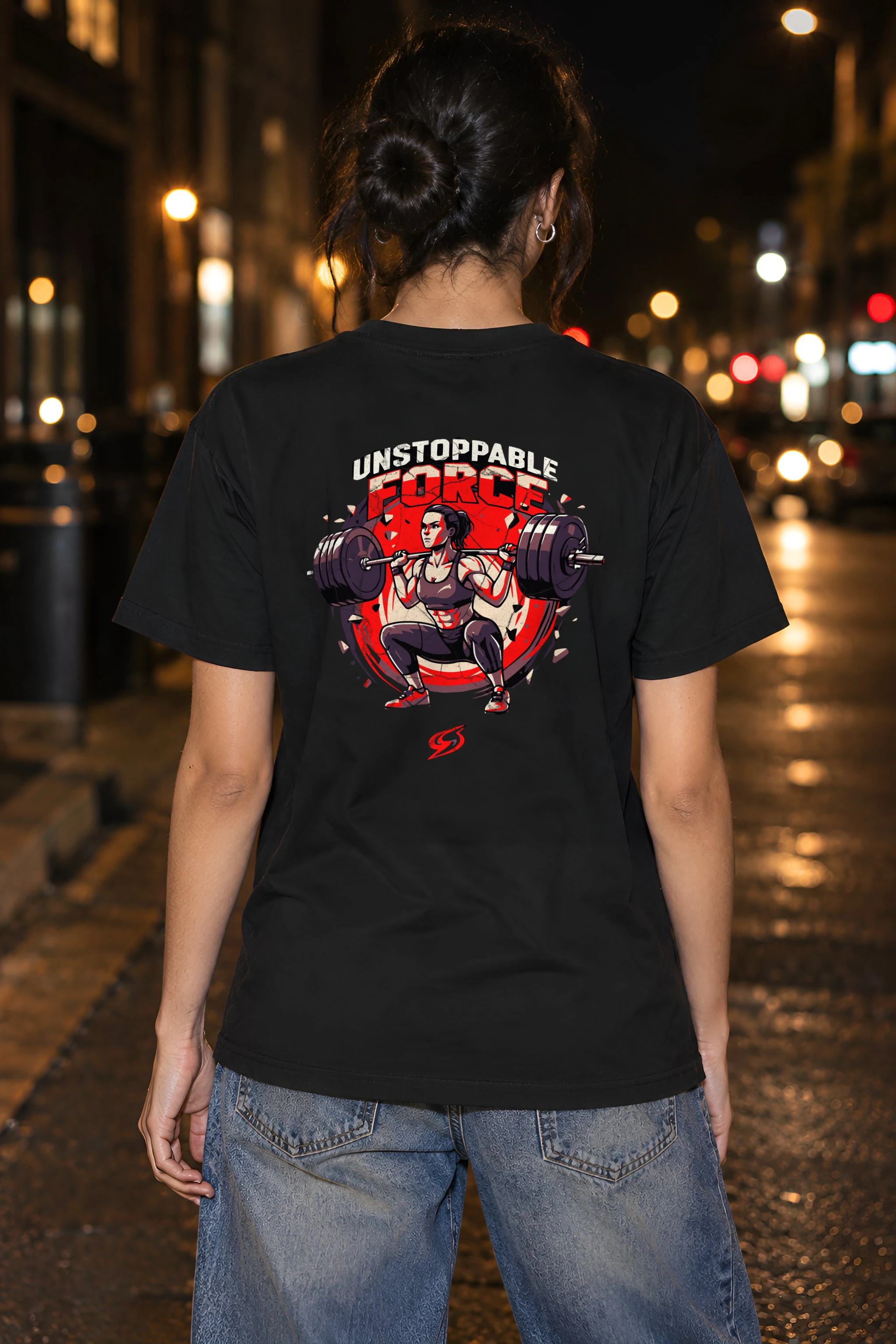 "Unstoppable Force" Heavyweight Unisex Crewneck T-shirt