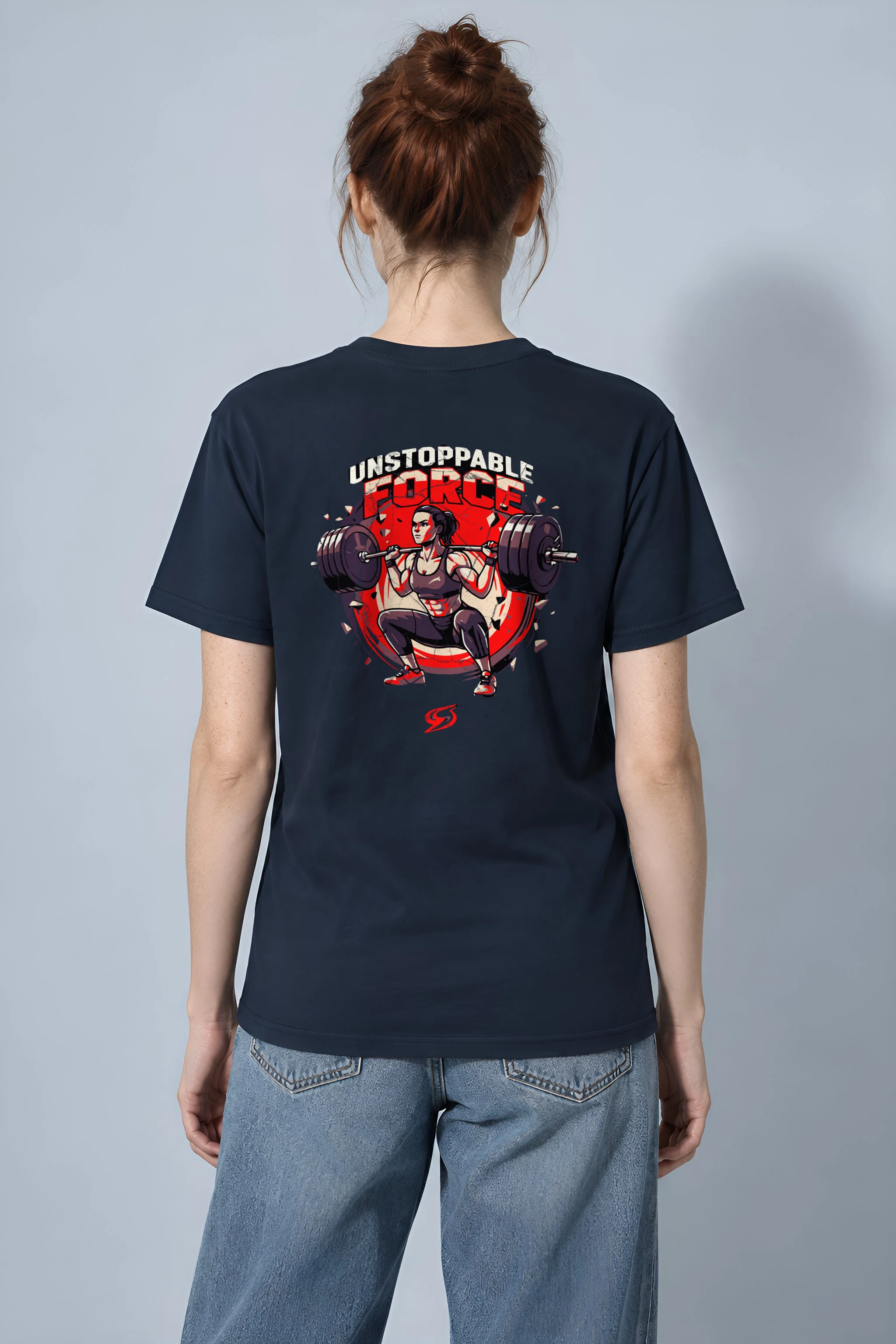 "Unstoppable Force" Heavyweight Unisex Crewneck T-shirt