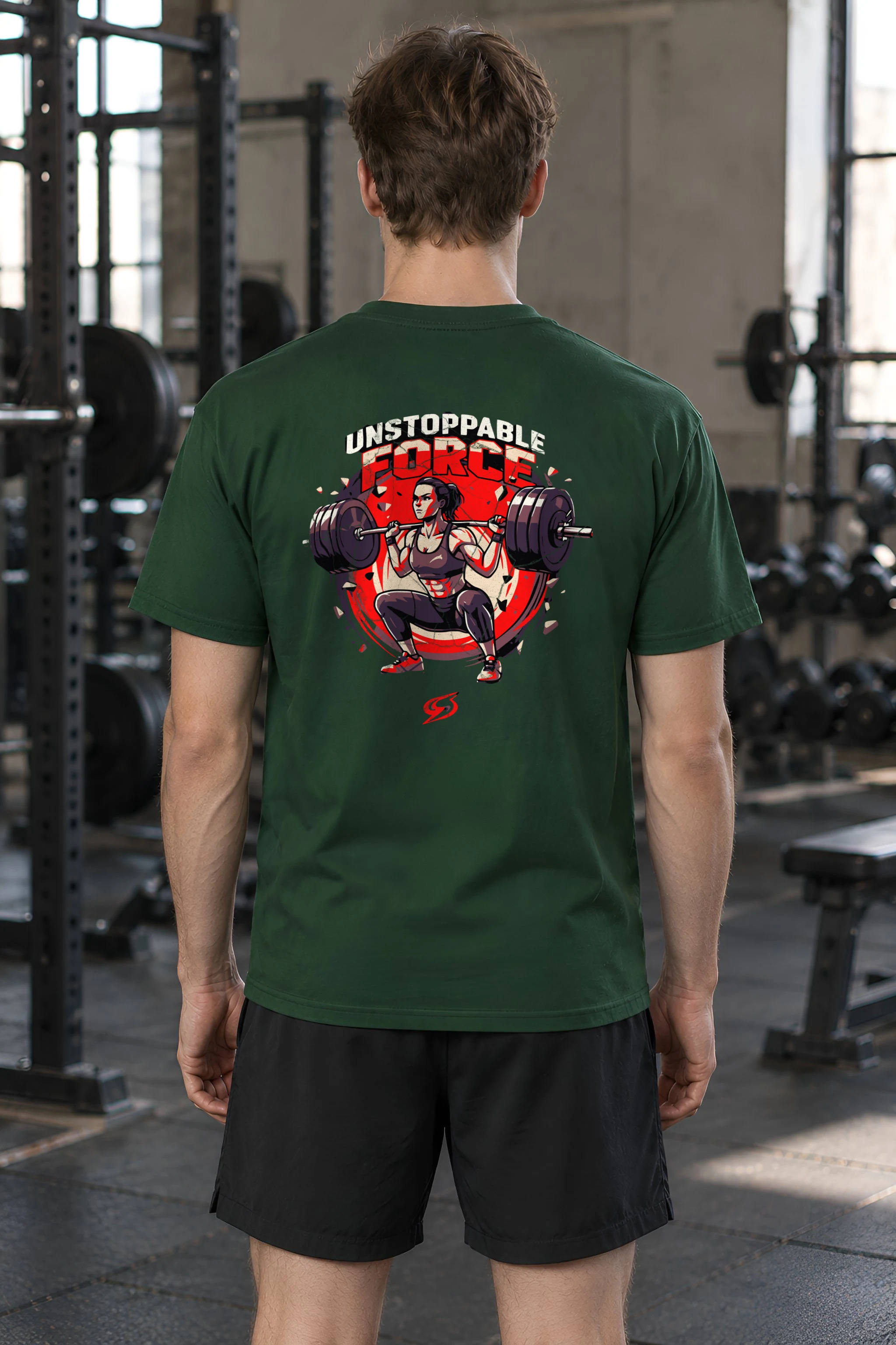 "Unstoppable Force" Heavyweight Unisex Crewneck T-shirt