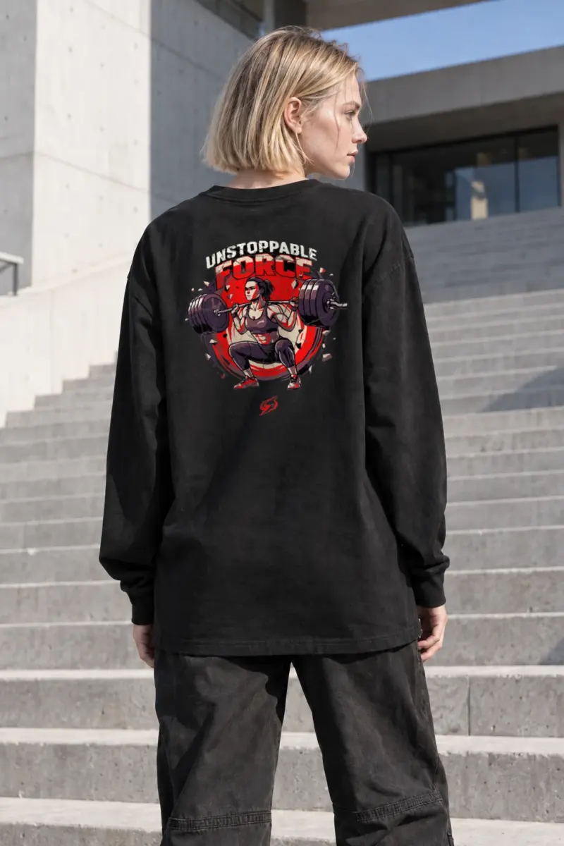 "Unstoppable Force" Unisex Longsleeve T-shirt | Gildan 2400