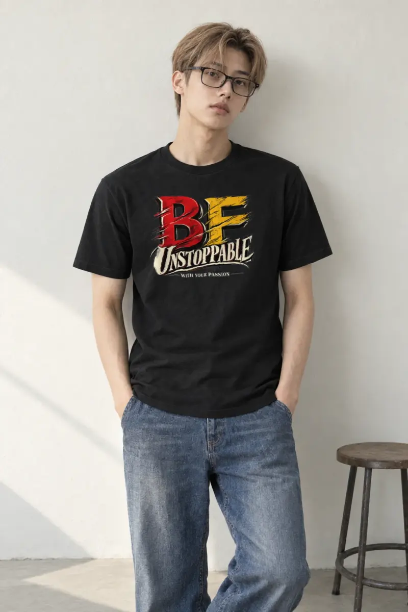 "Unstoppable Passion" Heavyweight Unisex Crewneck T-shirt