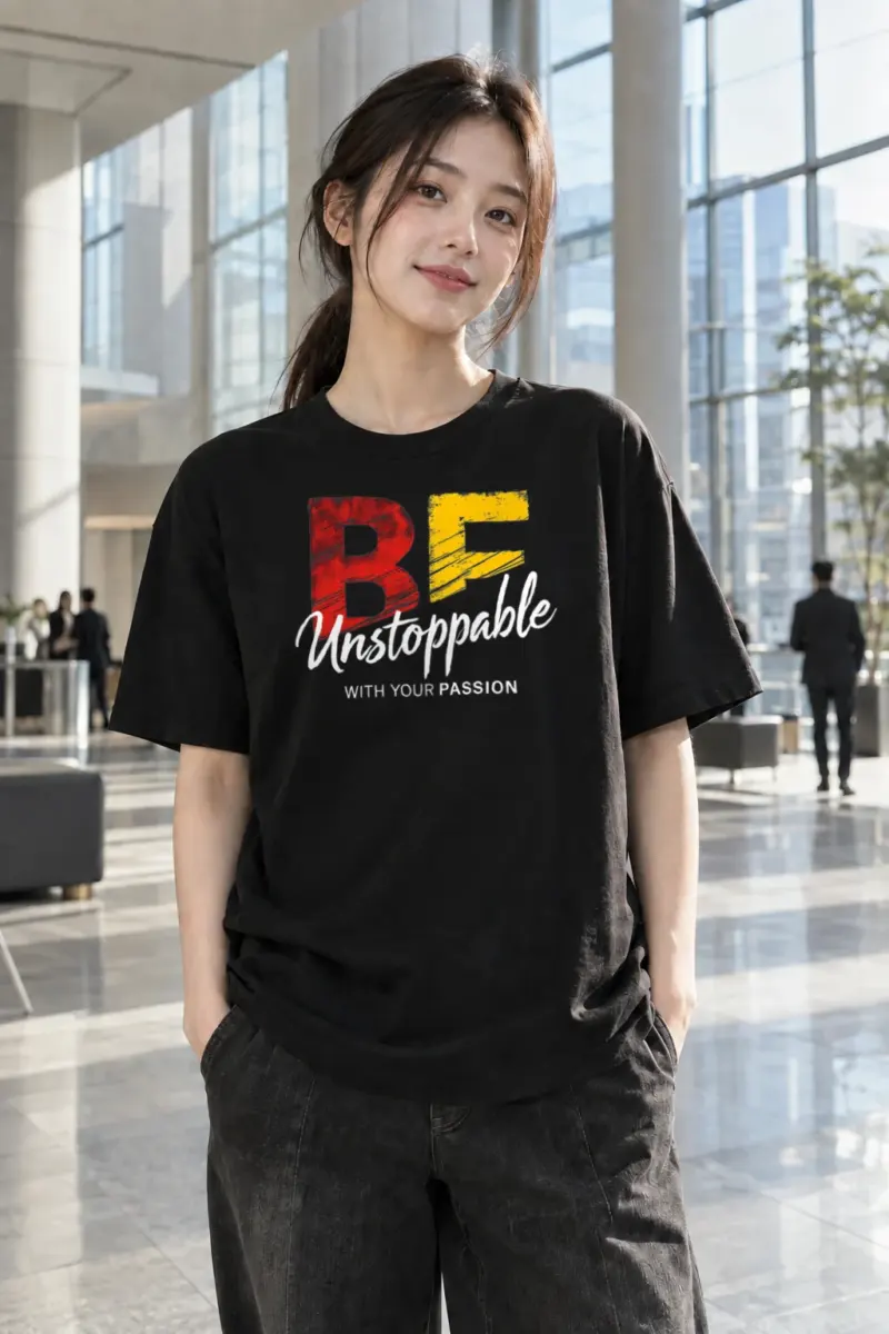 “Unstoppable Passion” Heavyweight Unisex Crewneck T-shirt | Gildan 5000