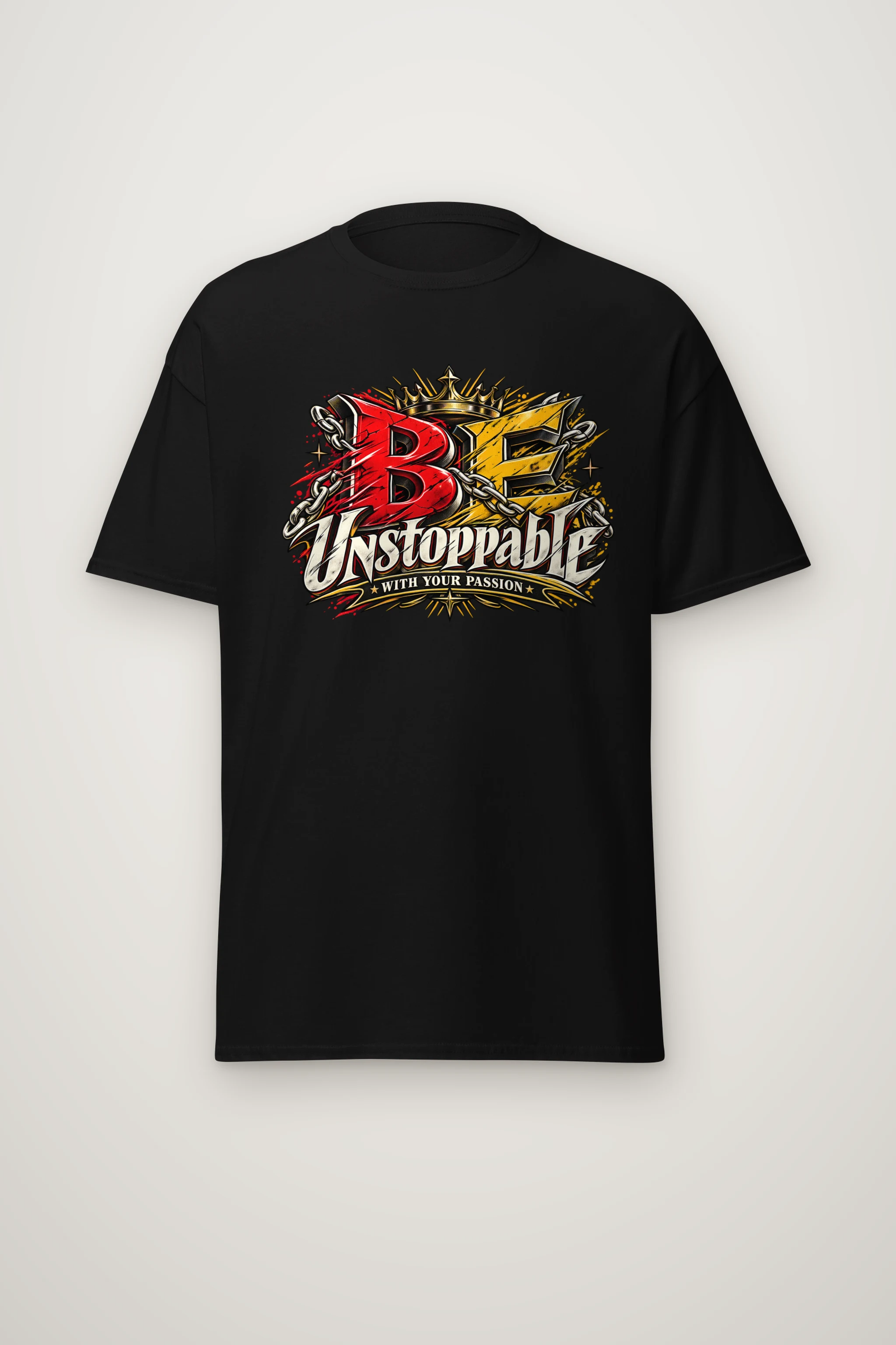"Be Unstoppable" Heavyweight Unisex Crewneck T-shirt
