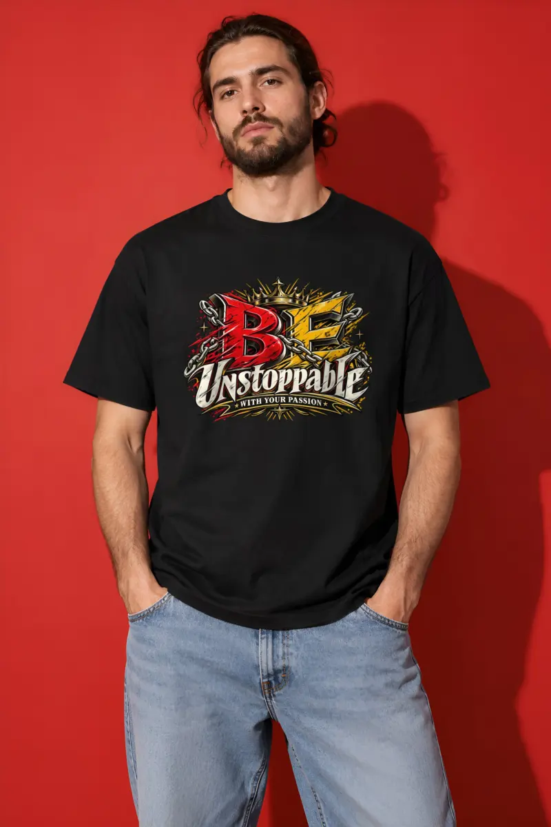 "Be Unstoppable" Heavyweight Unisex Crewneck T-shirt