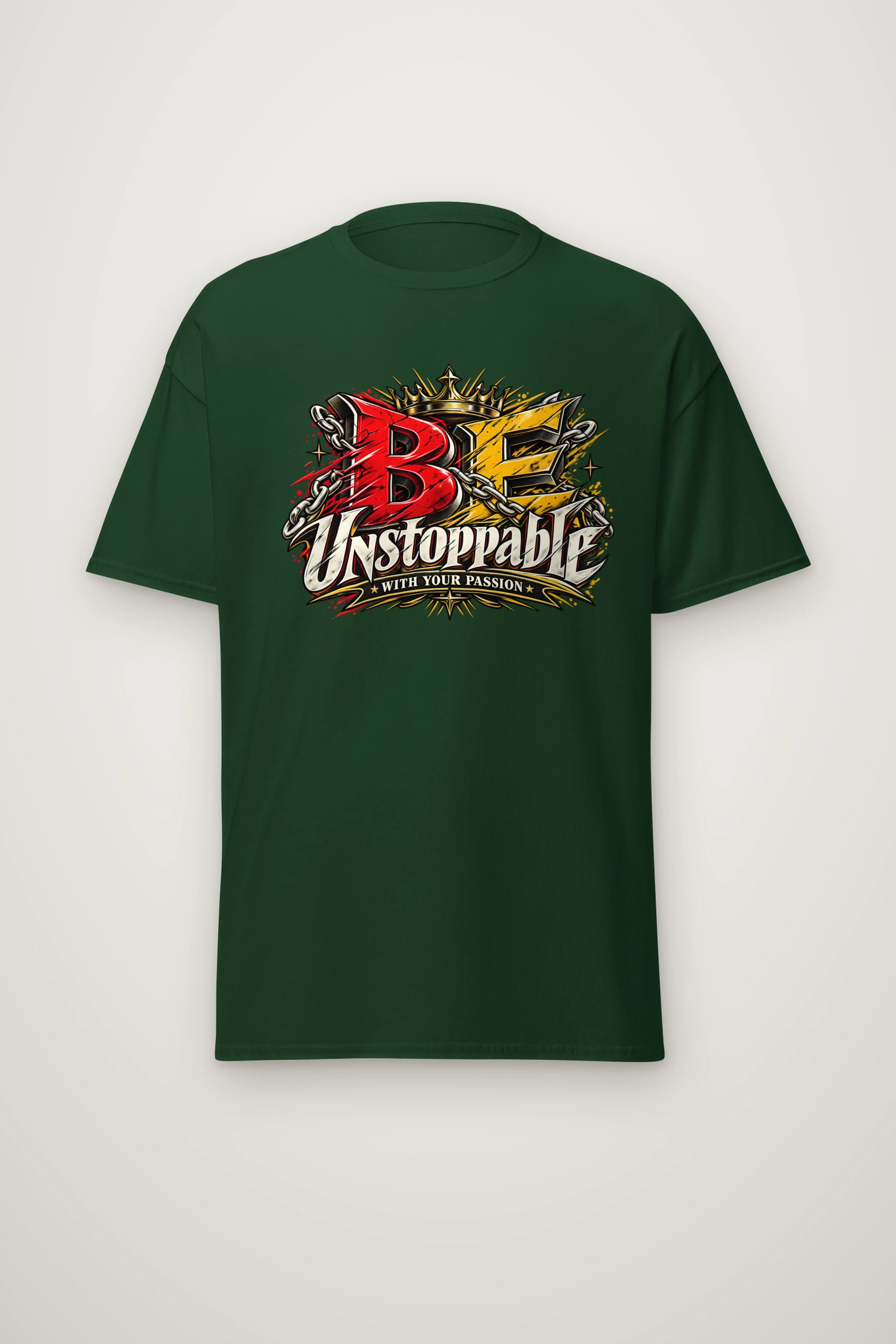 "Be Unstoppable" Heavyweight Unisex Crewneck T-shirt