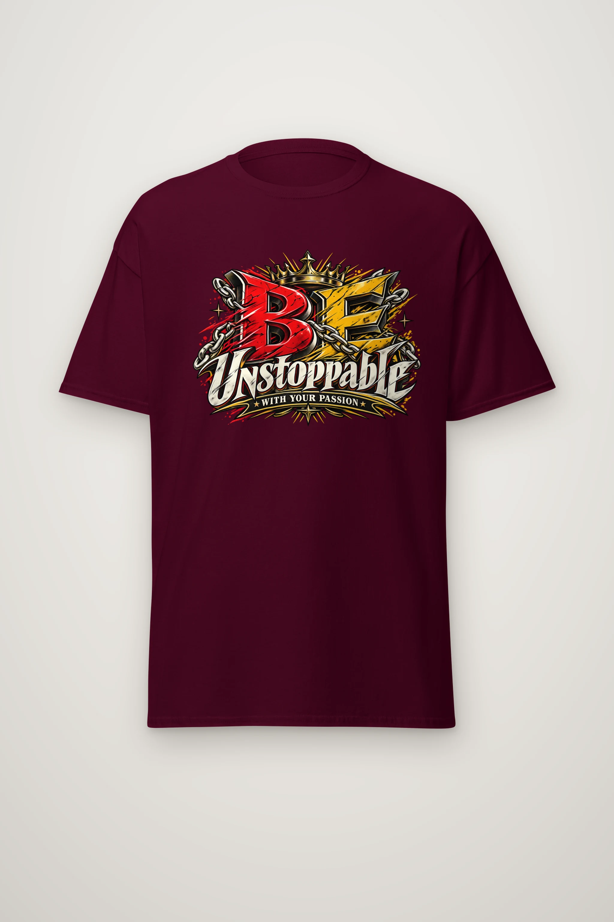 "Be Unstoppable" Heavyweight Unisex Crewneck T-shirt