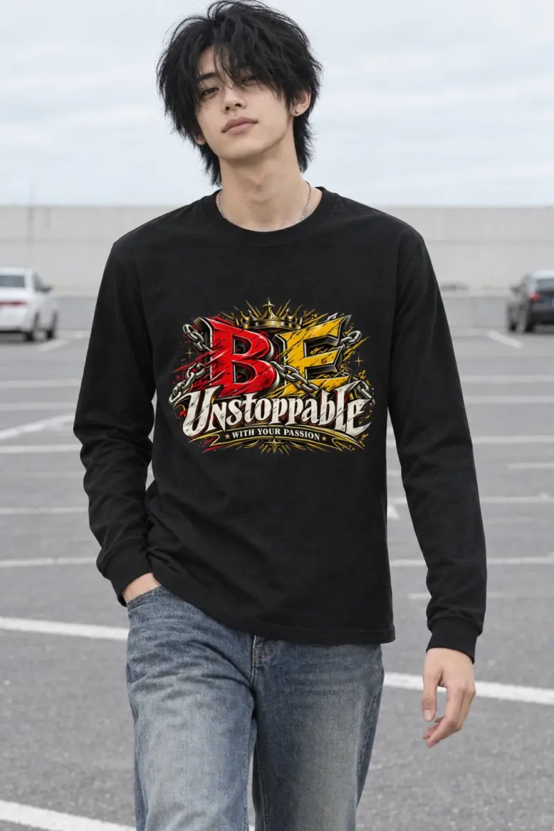 "Be Unstoppable With Your Passion" Unisex Longsleeve T-shirt