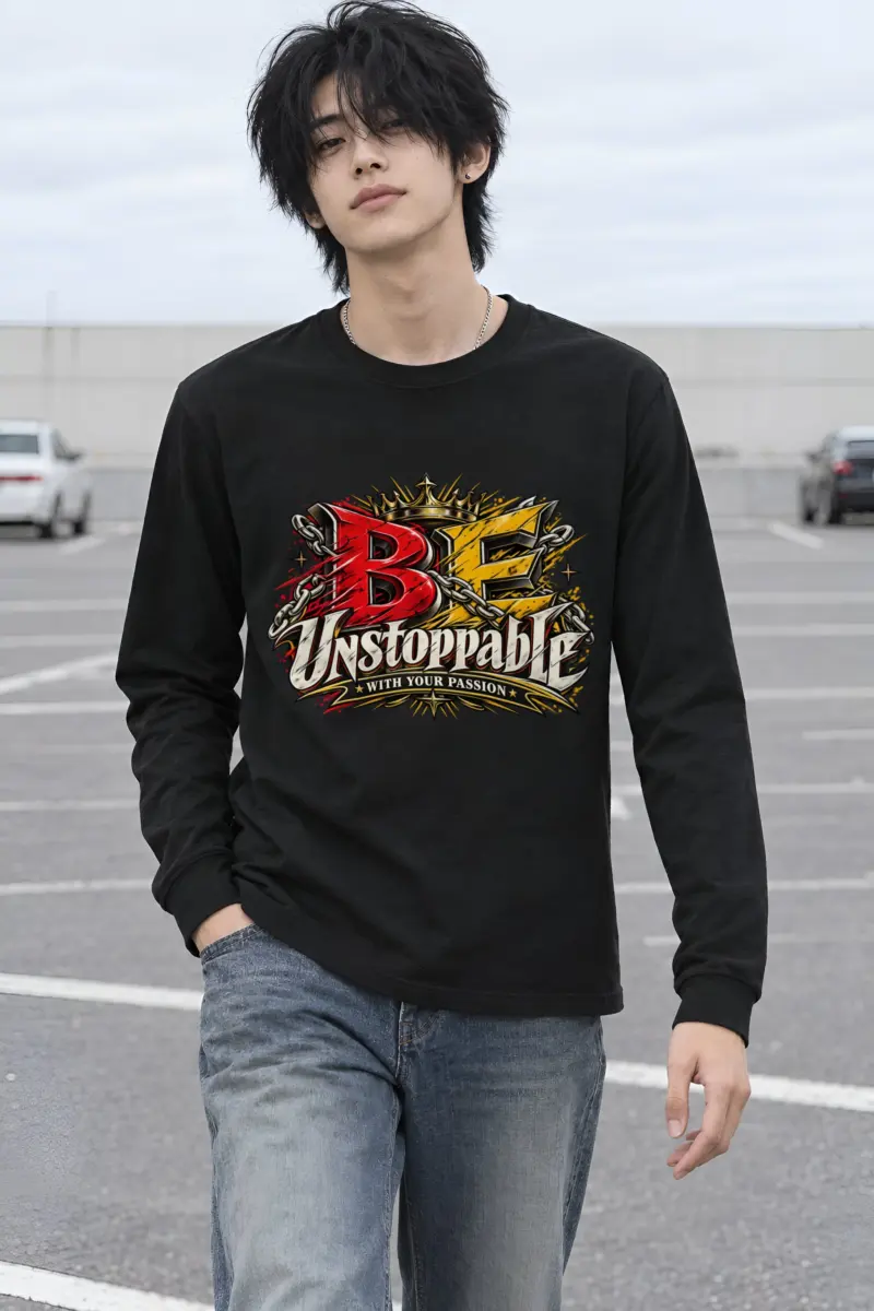 "Be Unstoppable With Your Passion" Unisex Longsleeve T-shirt