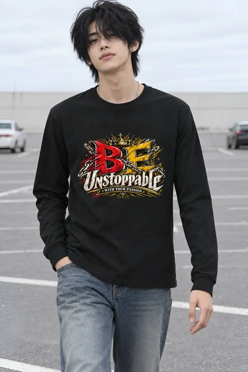 "Be Unstoppable With Your Passion" Unisex Longsleeve T-shirt