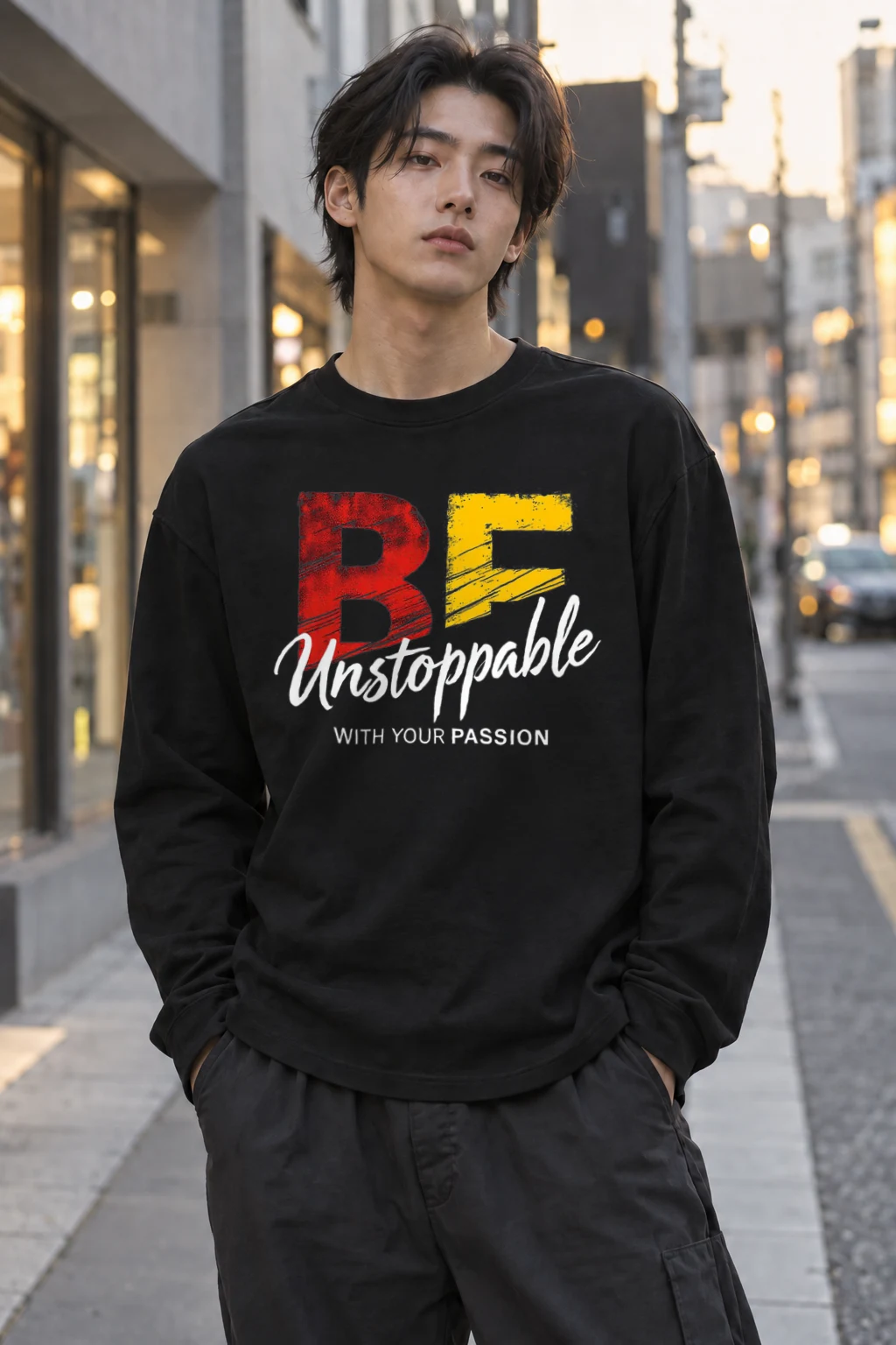 "Unstoppable Passion" Unisex Longsleeve T-shirt | Gildan 2400