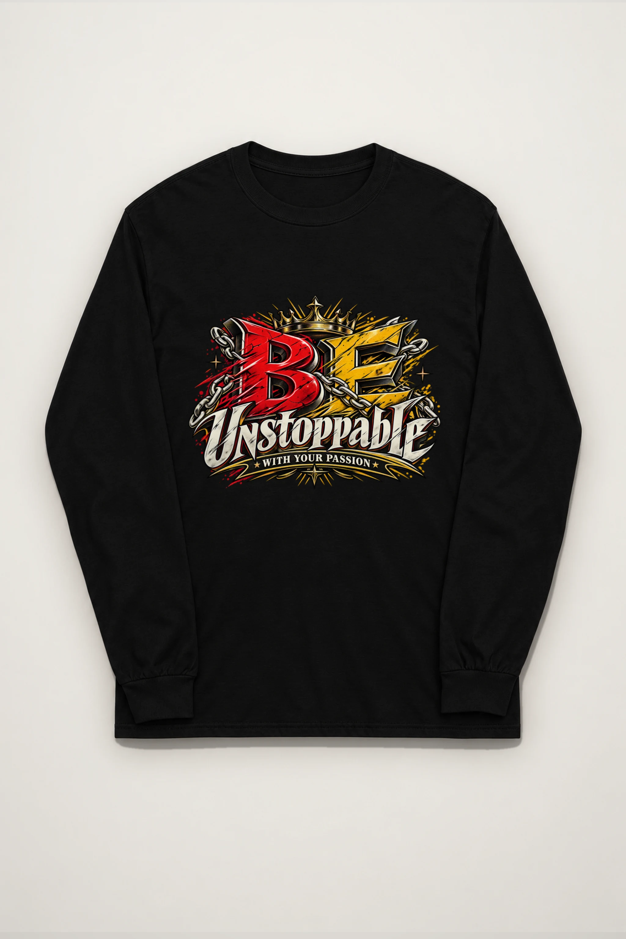 "Be Unstoppable With Your Passion" Unisex Longsleeve T-shirt