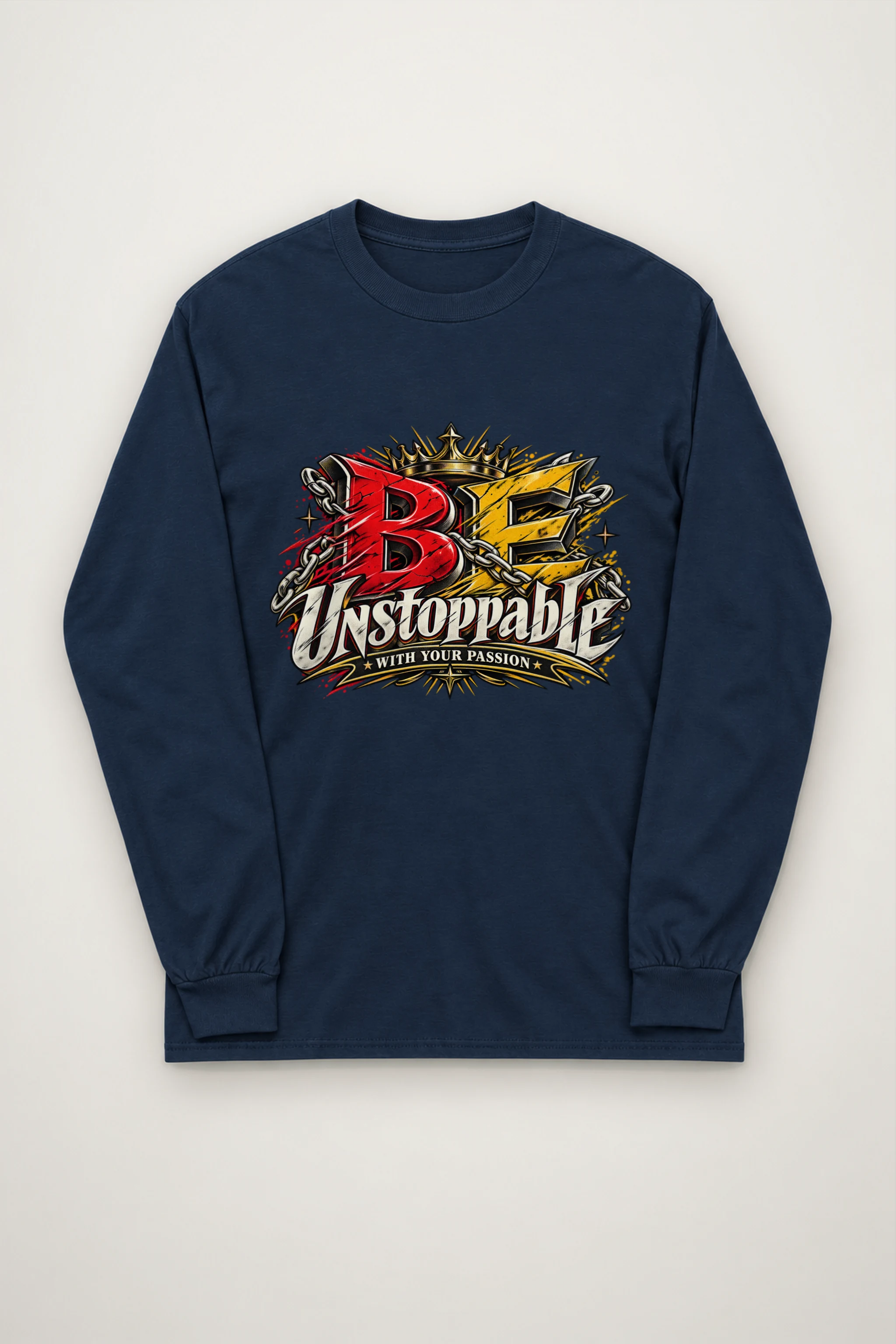 "Be Unstoppable With Your Passion" Unisex Longsleeve T-shirt