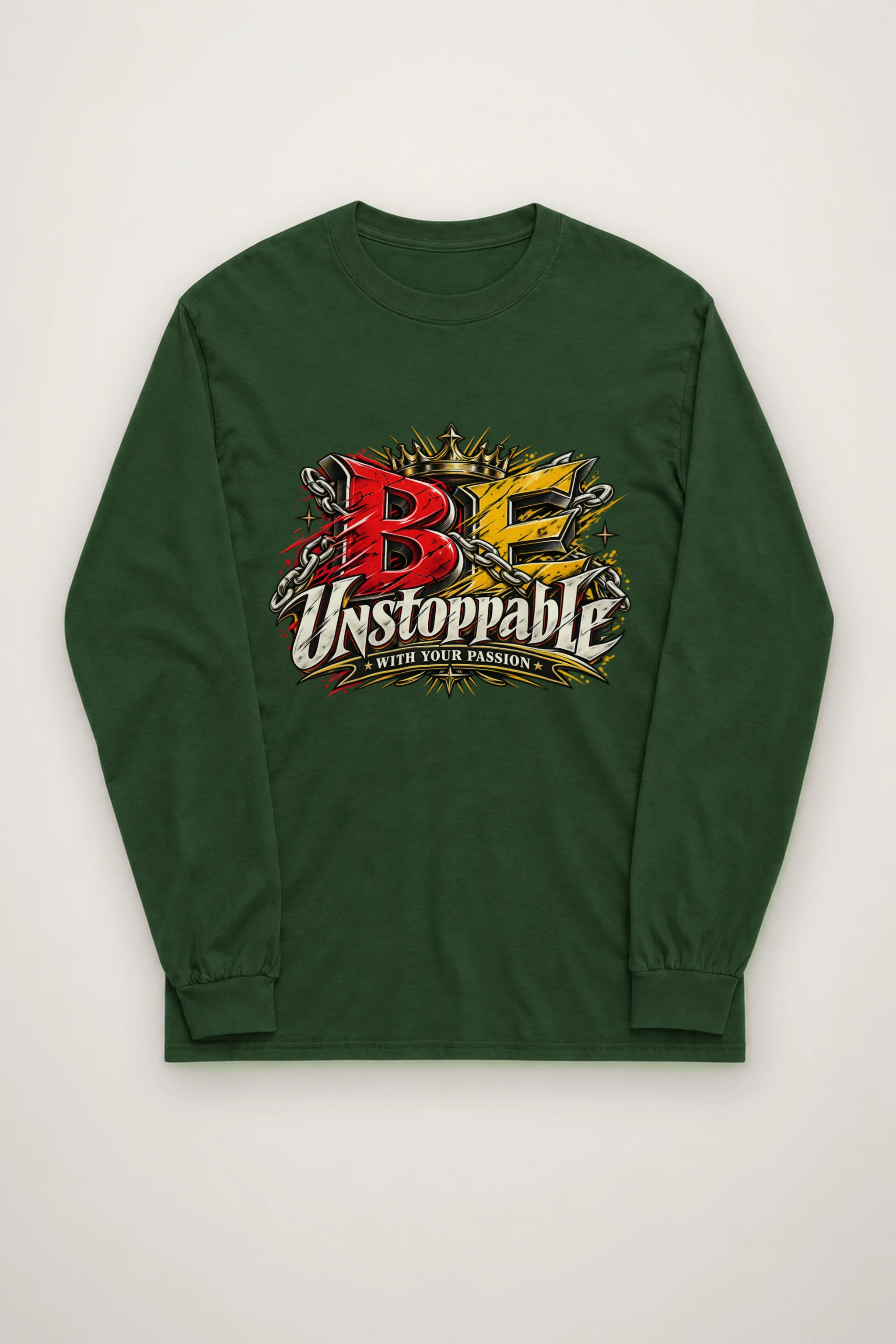 "Be Unstoppable With Your Passion" Unisex Longsleeve T-shirt
