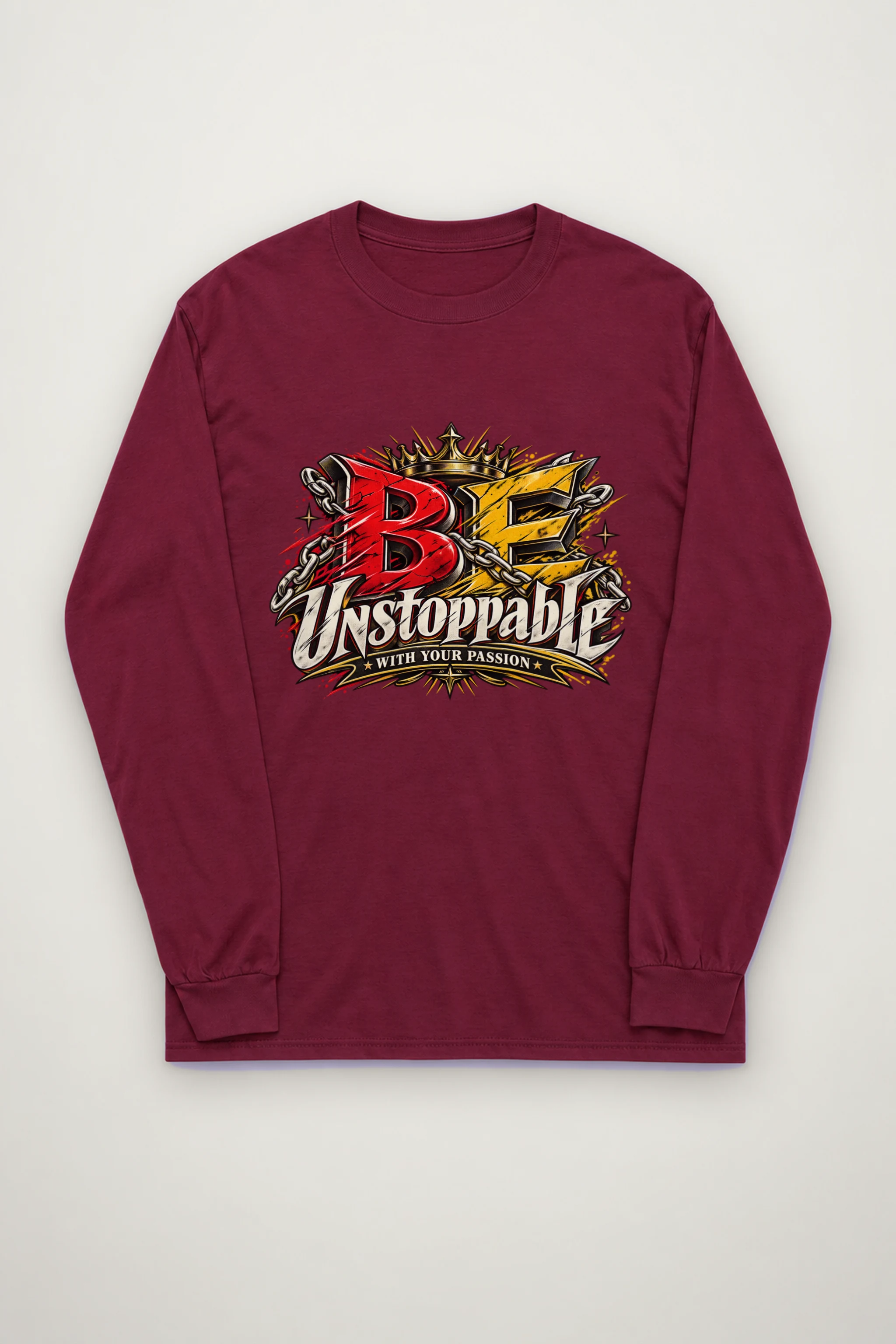 "Be Unstoppable With Your Passion" Unisex Longsleeve T-shirt