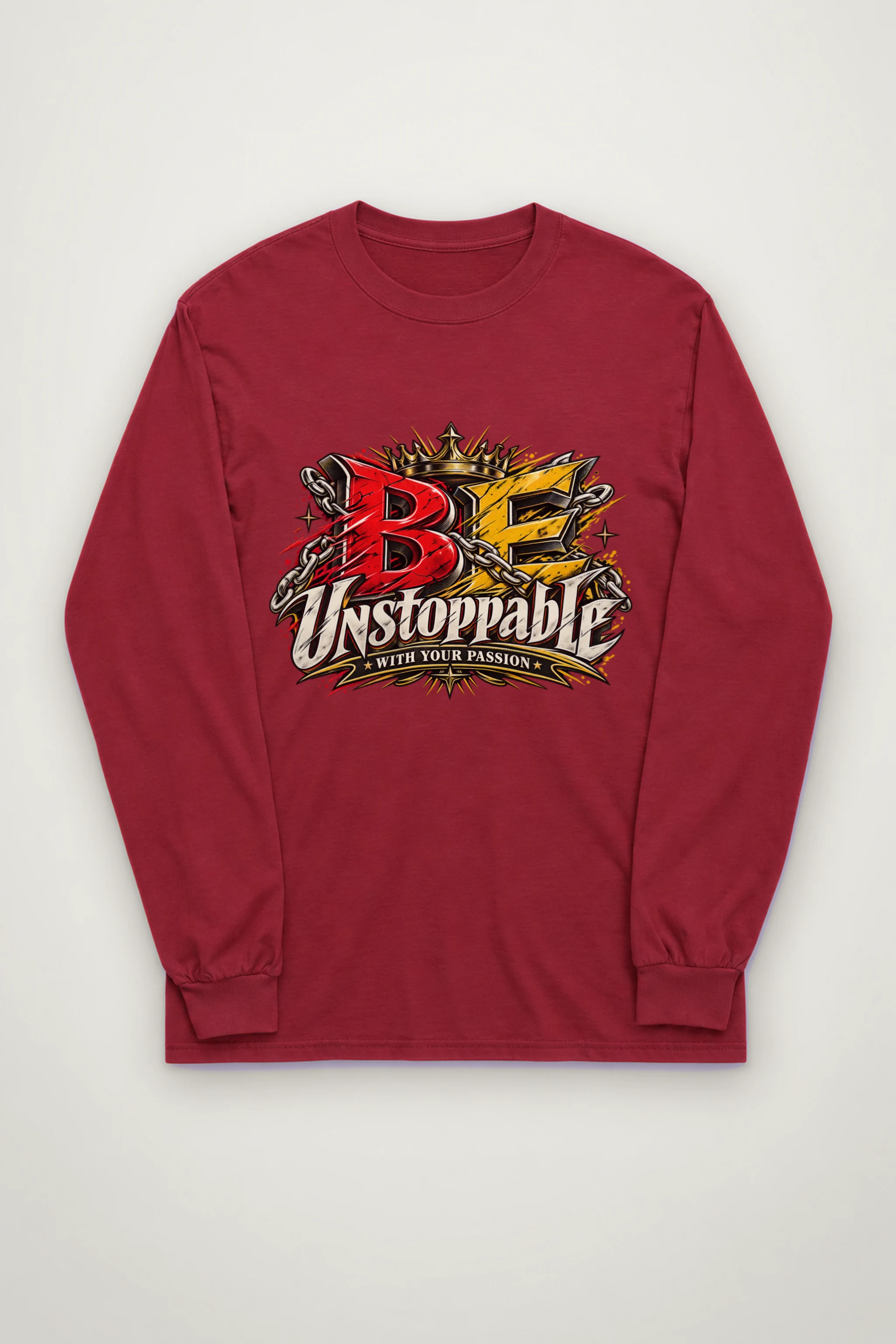 "Be Unstoppable With Your Passion" Unisex Longsleeve T-shirt