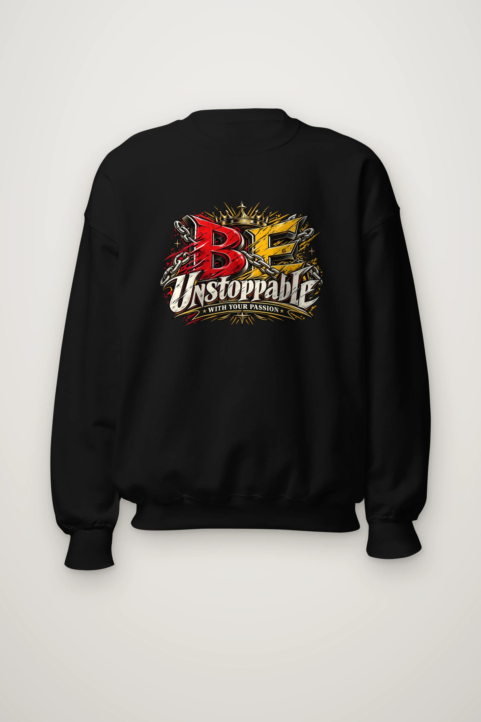 "Be Unstoppable Graphic" Heavy Blend Unisex Crewneck Sweatshirt