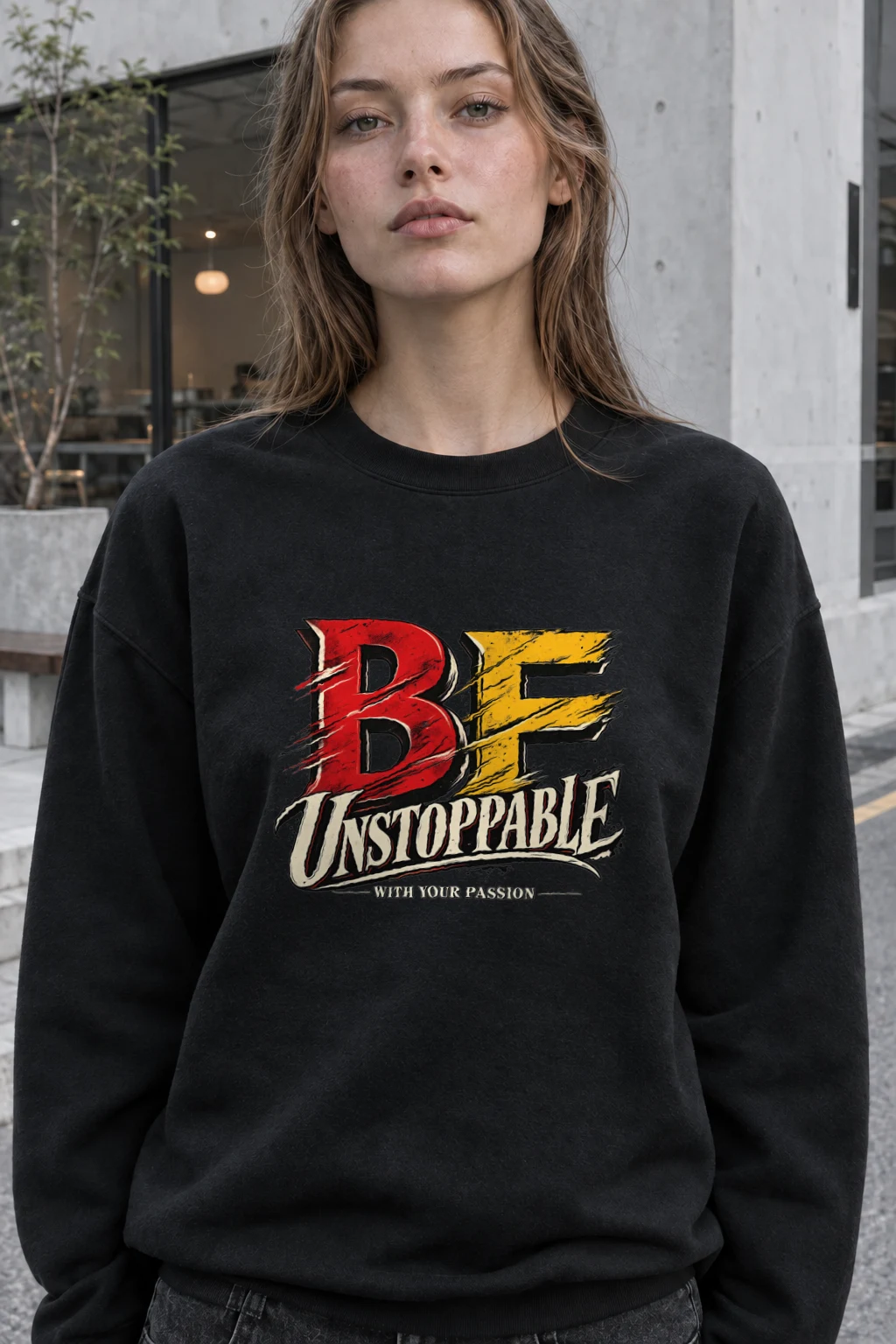 "Unstoppable With Passion" Heavy Blend Unisex Crewneck Sweatshirt | Gildan 18000