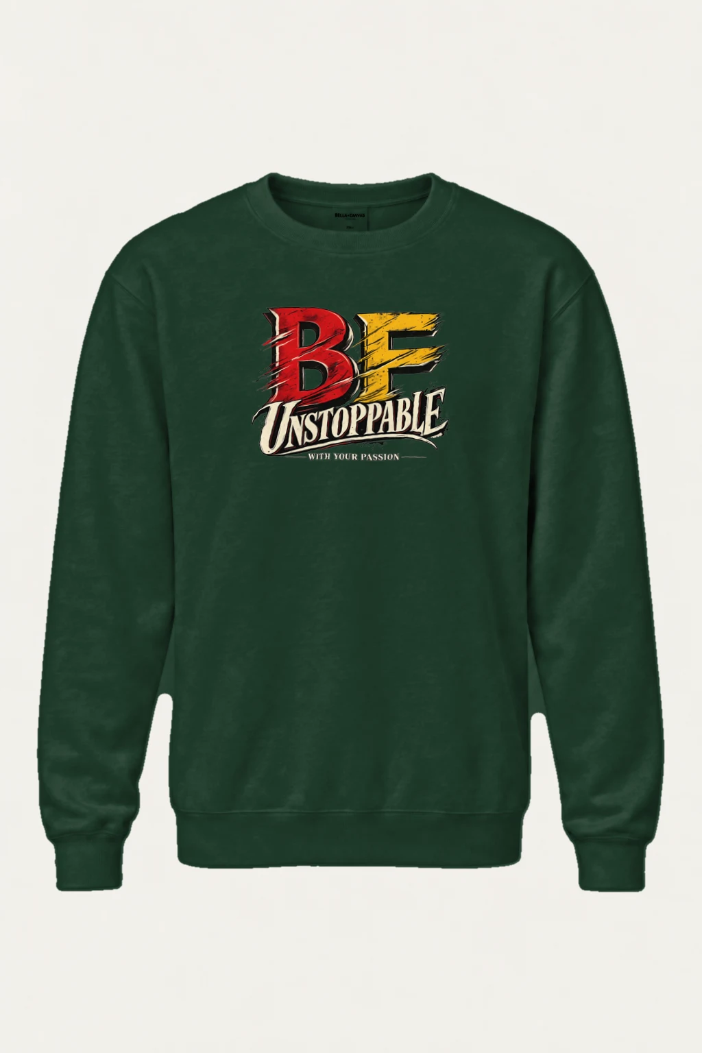 "Unstoppable With Passion" Heavy Blend Unisex Crewneck Sweatshirt | Gildan 18000