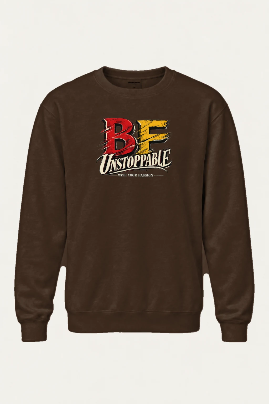 "Unstoppable With Passion" Heavy Blend Unisex Crewneck Sweatshirt | Gildan 18000