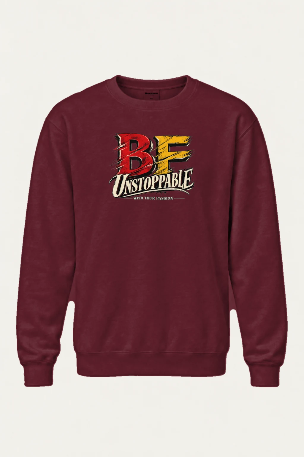 "Unstoppable With Passion" Heavy Blend Unisex Crewneck Sweatshirt | Gildan 18000
