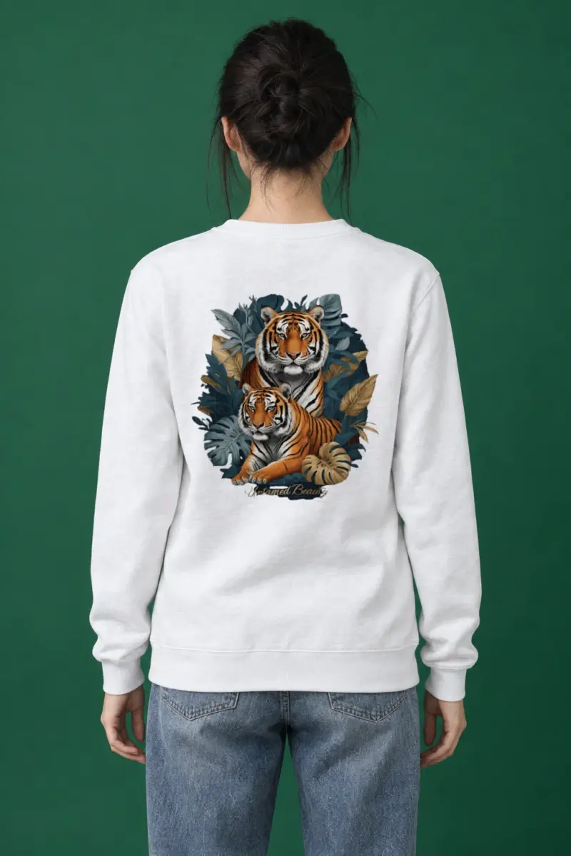 "Untamed Beauty" Heavy Blend Unisex Crewneck Sweatshirt