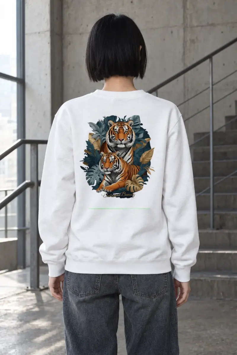 "Untamed Beauty" Heavy Blend Unisex Crewneck Sweatshirt | Gildan 18000