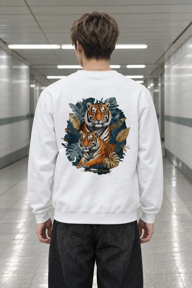 "Untamed Beauty" Heavy Blend Unisex Crewneck Sweatshirt