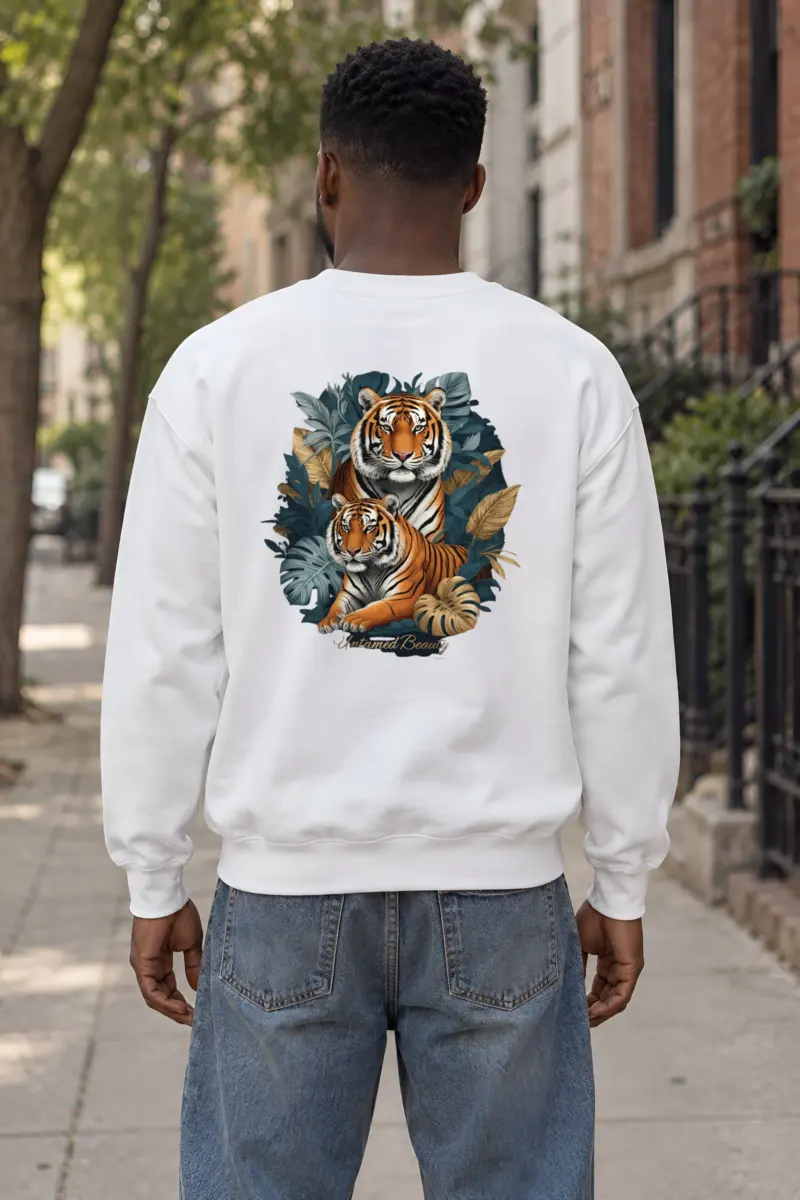 "Untamed Beauty" Heavy Blend Unisex Crewneck Sweatshirt