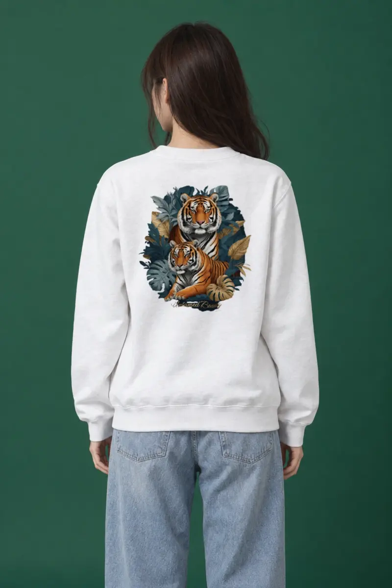 "Untamed Beauty" Heavy Blend Unisex Crewneck Sweatshirt | Gildan 18000