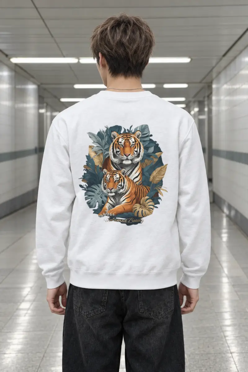 "Untamed Beauty" Heavy Blend Unisex Crewneck Sweatshirt