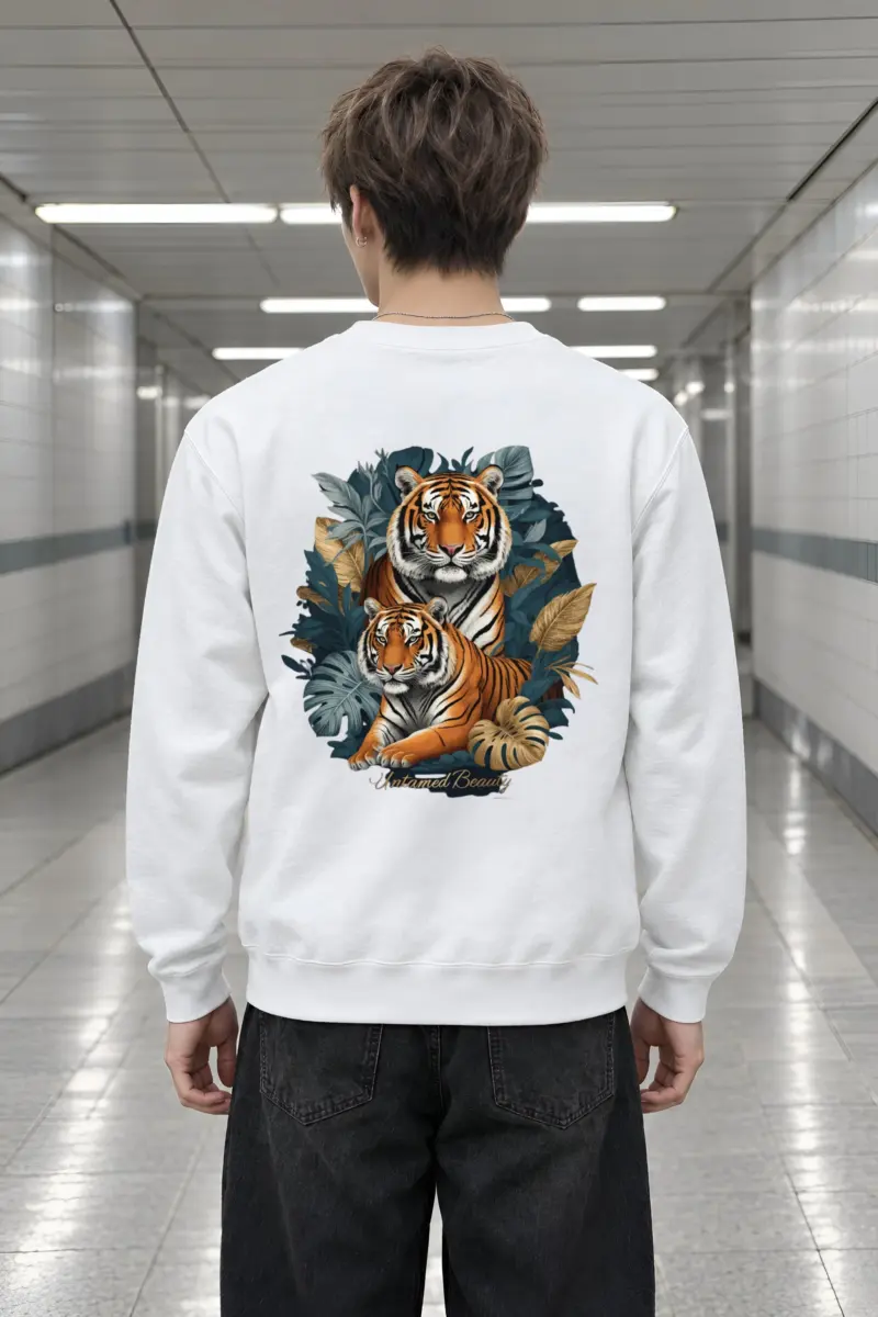 "Untamed Beauty" Heavy Blend Unisex Crewneck Sweatshirt