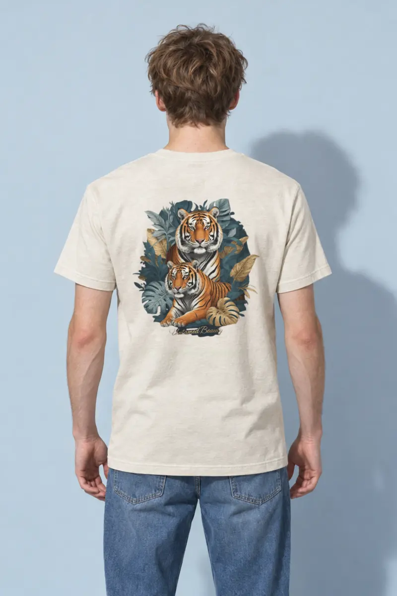 "Untamed Beauty" Heavyweight Unisex Crewneck T-shirt