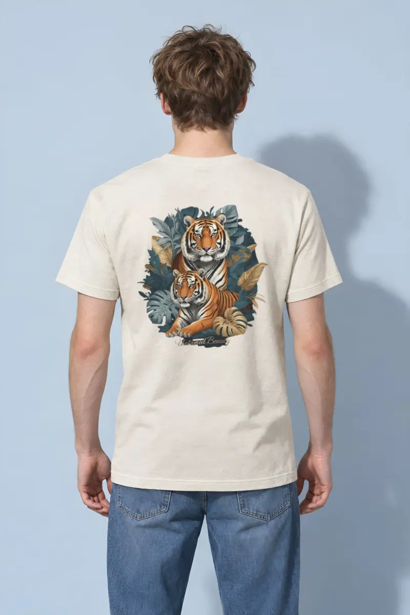 "Untamed Beauty" Heavyweight Unisex Crewneck T-shirt