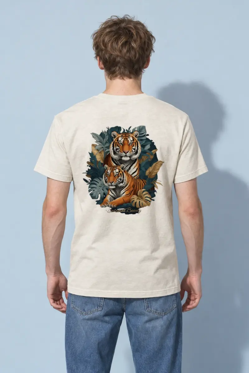 "Untamed Beauty" Heavyweight Unisex Crewneck T-shirt