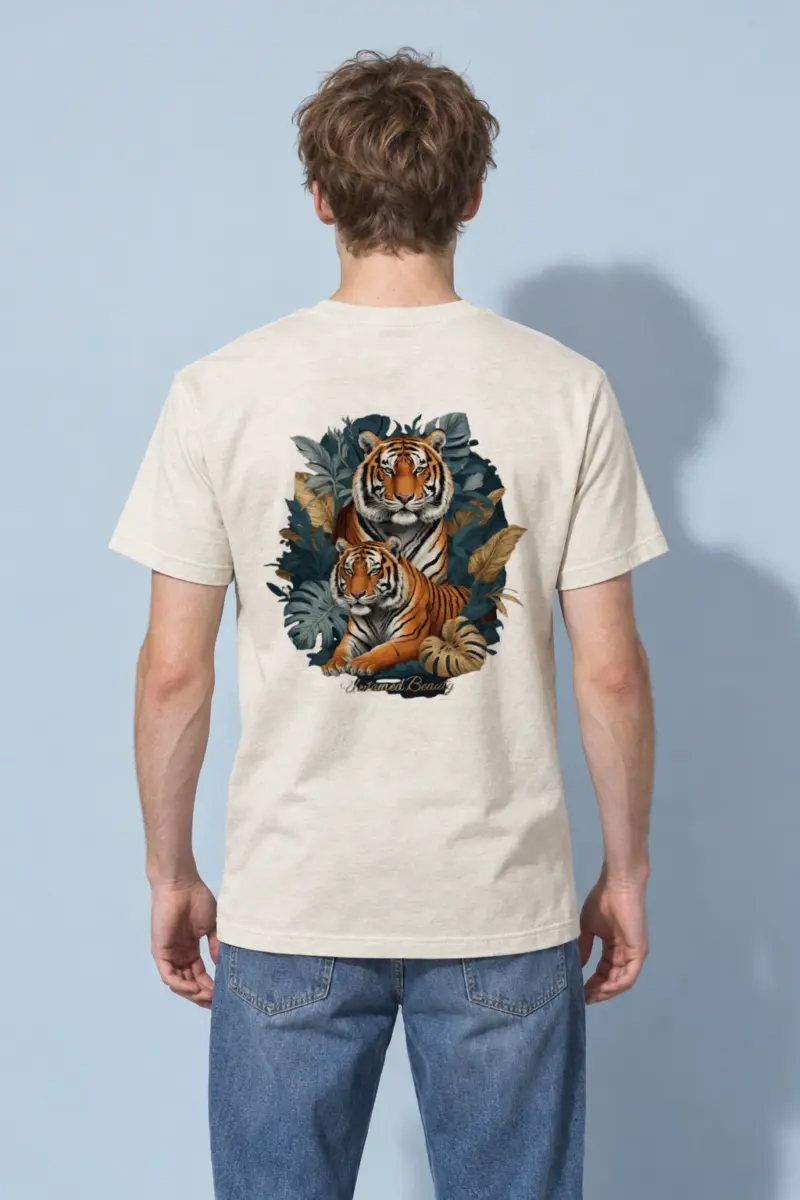 "Untamed Beauty" Heavyweight Unisex Crewneck T-shirt