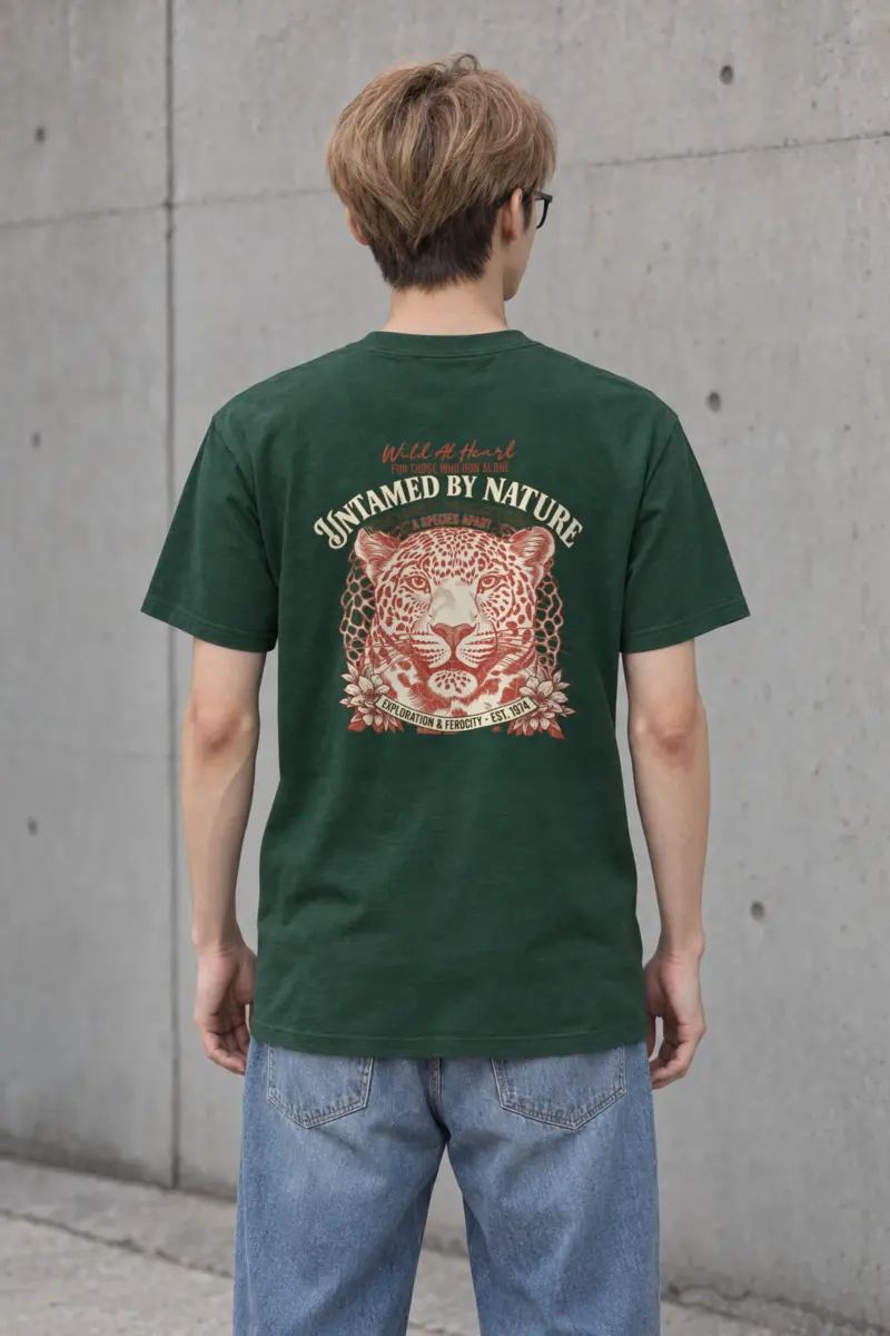 "Untamed Royalty" Heavyweight Unisex Crewneck T-shirt