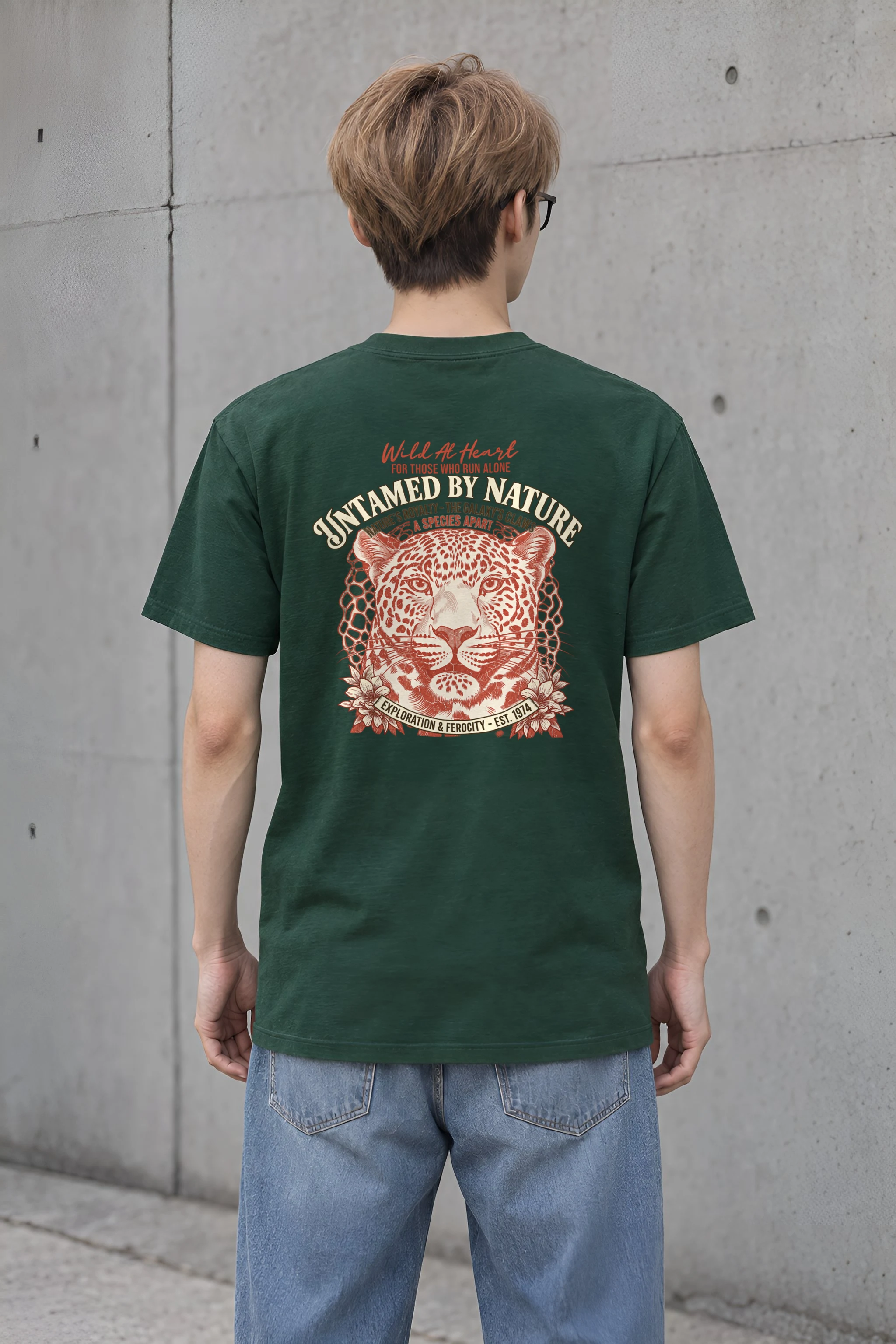"Untamed Royalty" Heavyweight Unisex Crewneck T-shirt