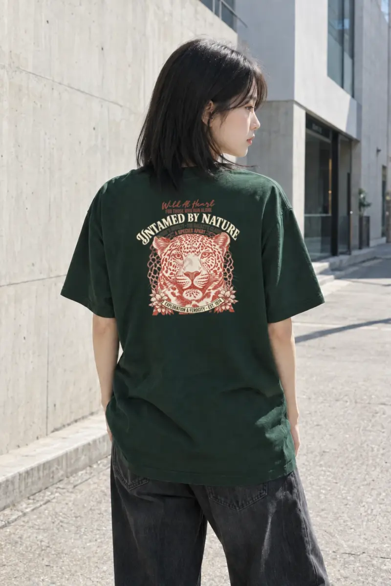 "Untamed Royalty" Heavyweight Unisex Crewneck T-shirt | Gildan 5000
