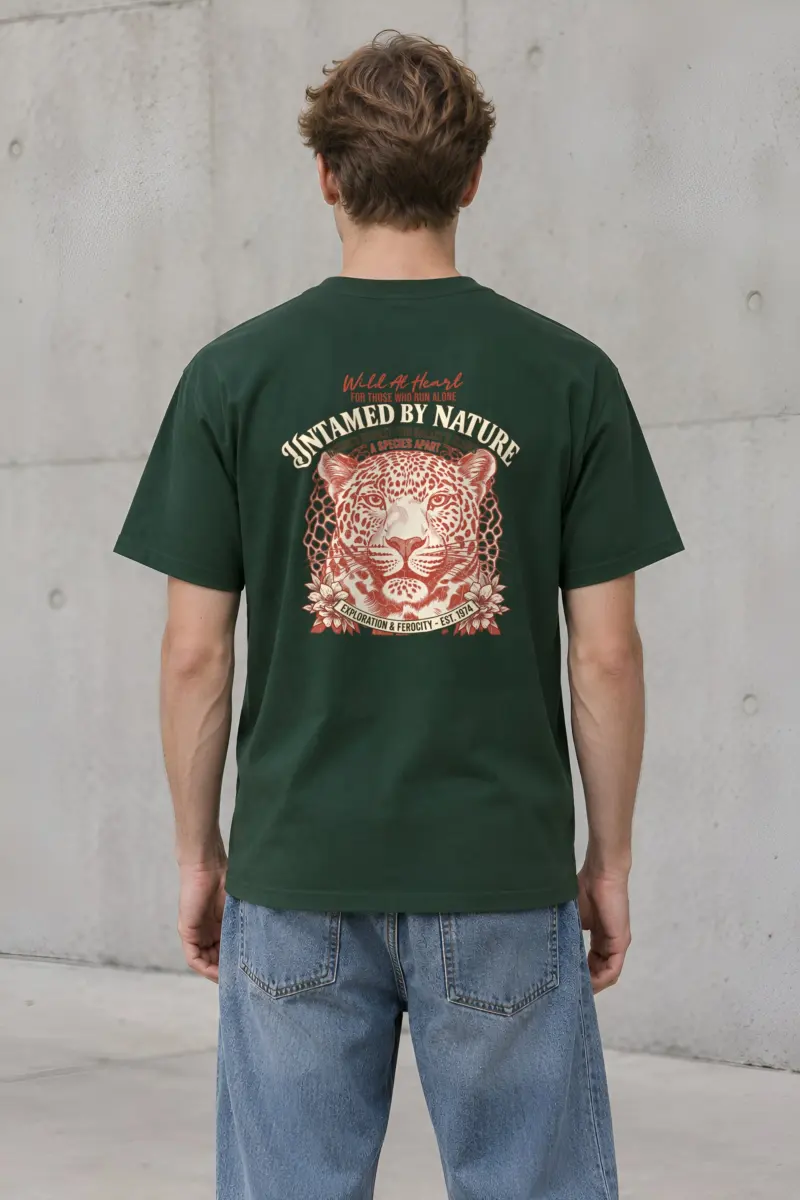 "Untamed Royalty" Heavyweight Unisex Crewneck T-shirt