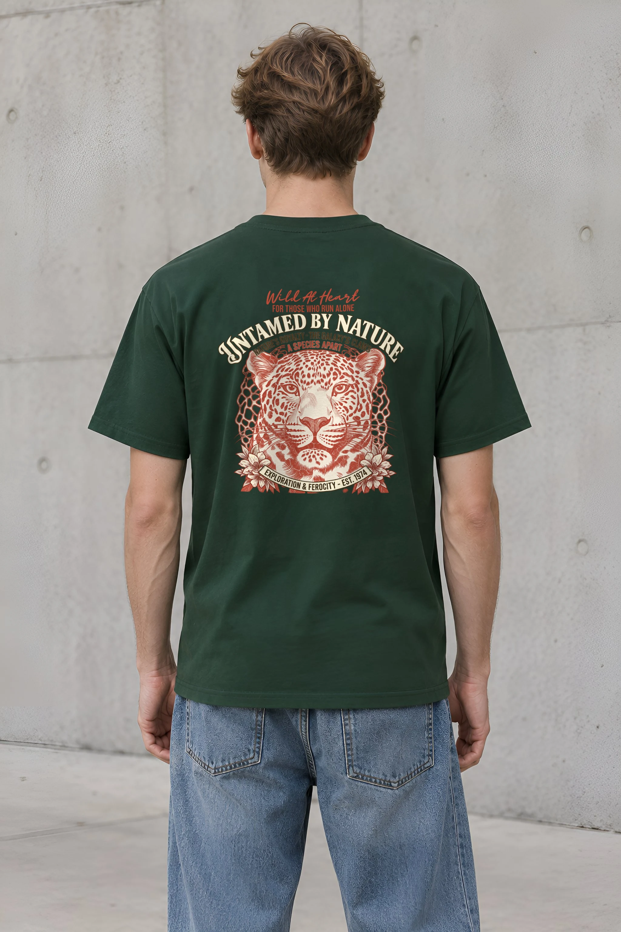 "Untamed Royalty" Heavyweight Unisex Crewneck T-shirt