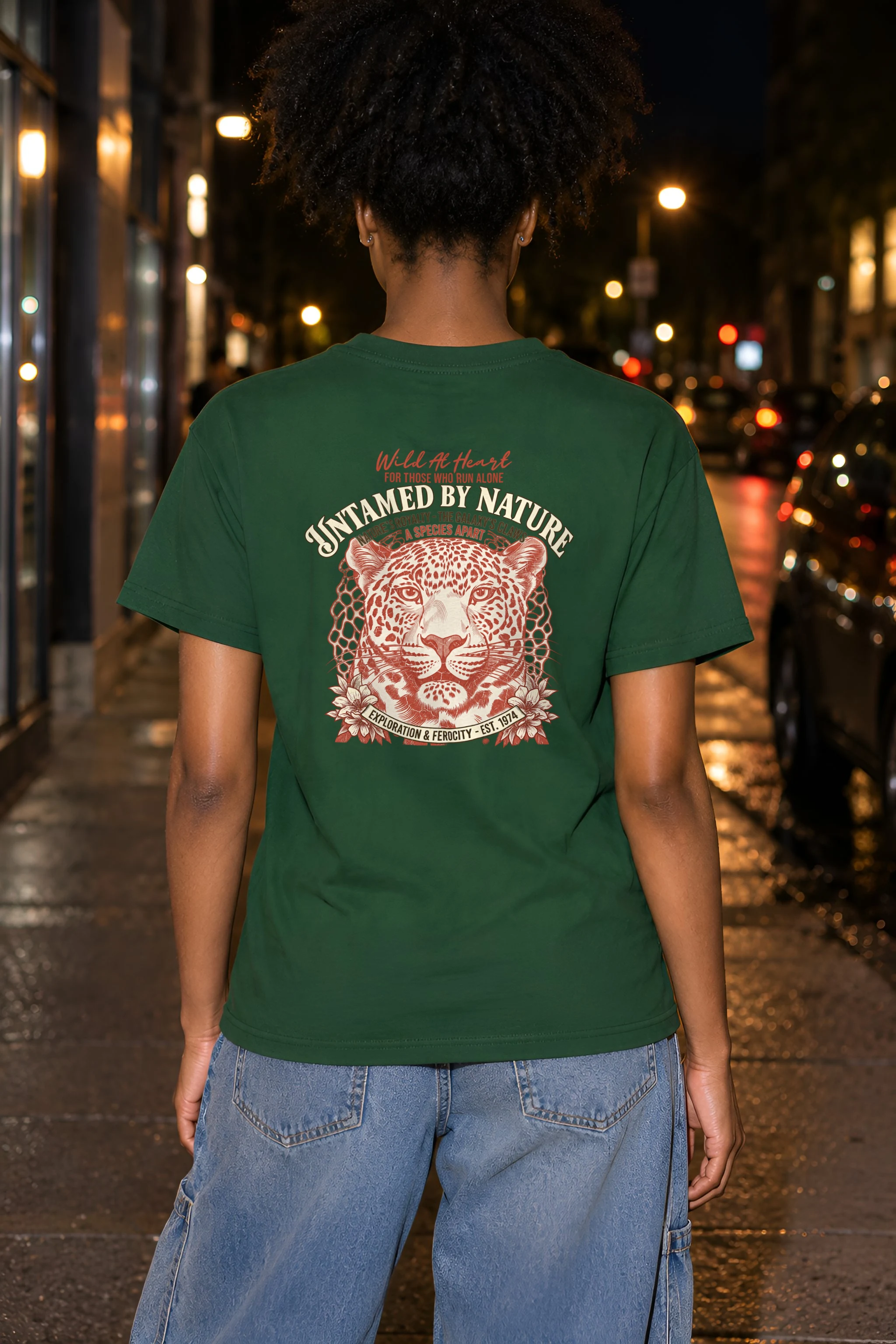 "Untamed Royalty" Heavyweight Unisex Crewneck T-shirt