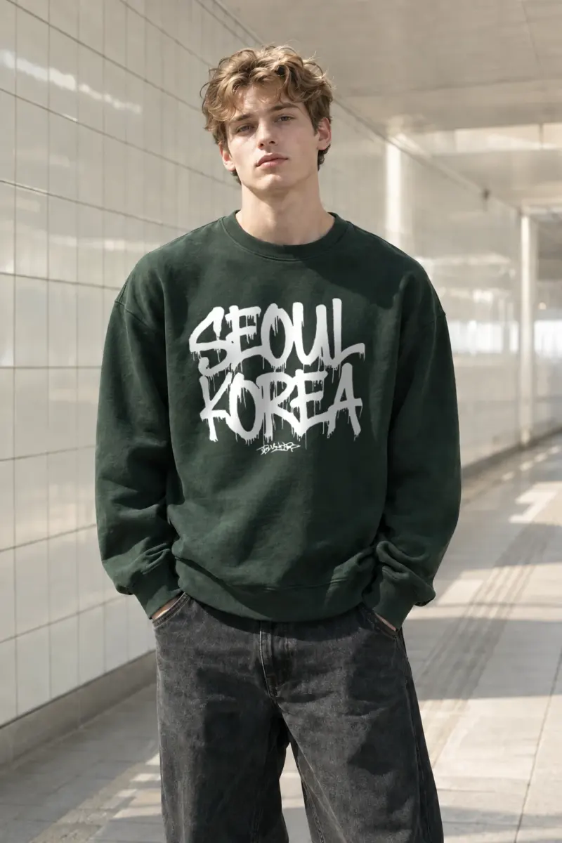 "Untitled White Field" Heavy Blend Unisex Crewneck Sweatshirt | Gildan 18000