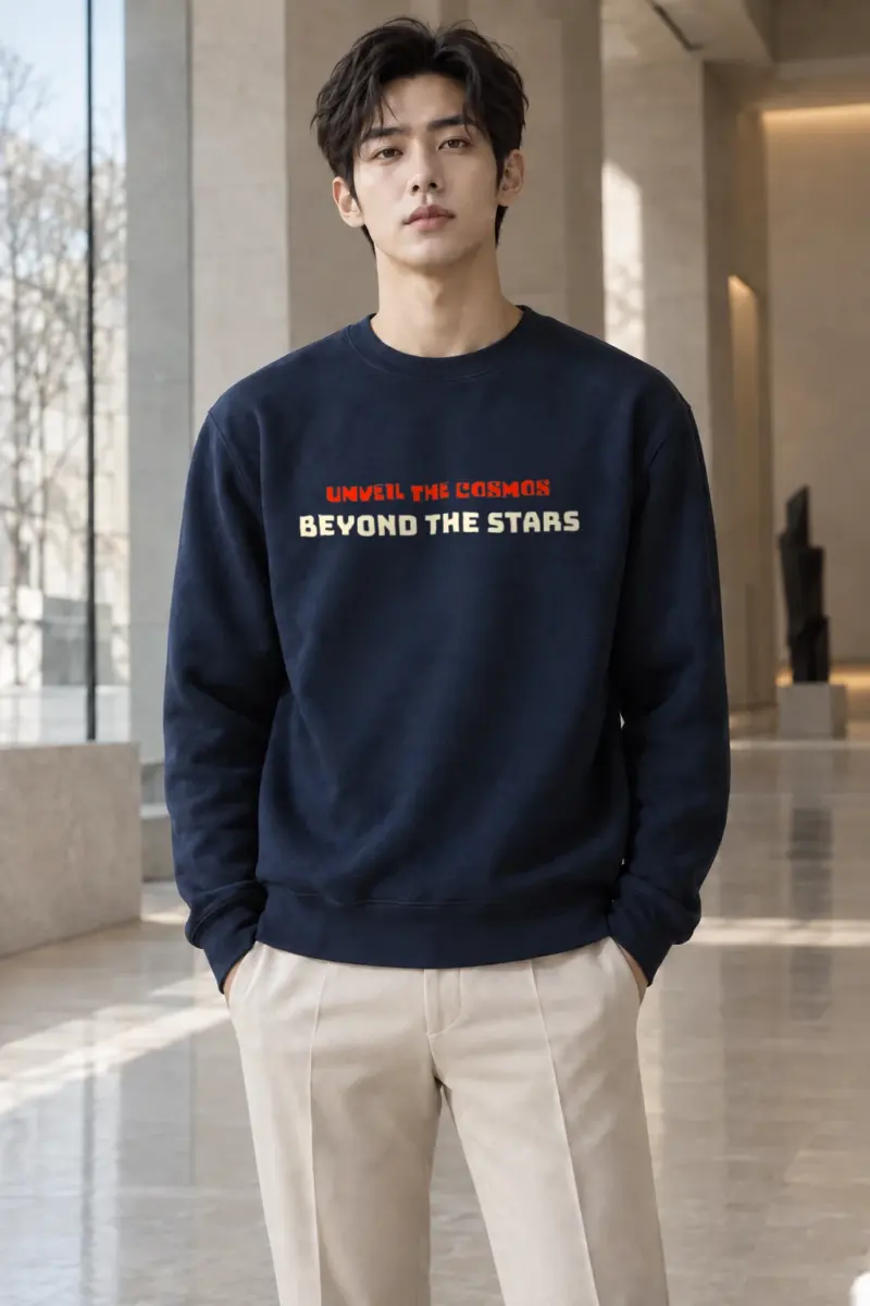 "Unveil The Cosmos" Heavy Blend Unisex Crewneck Sweatshirt | Gildan 18000