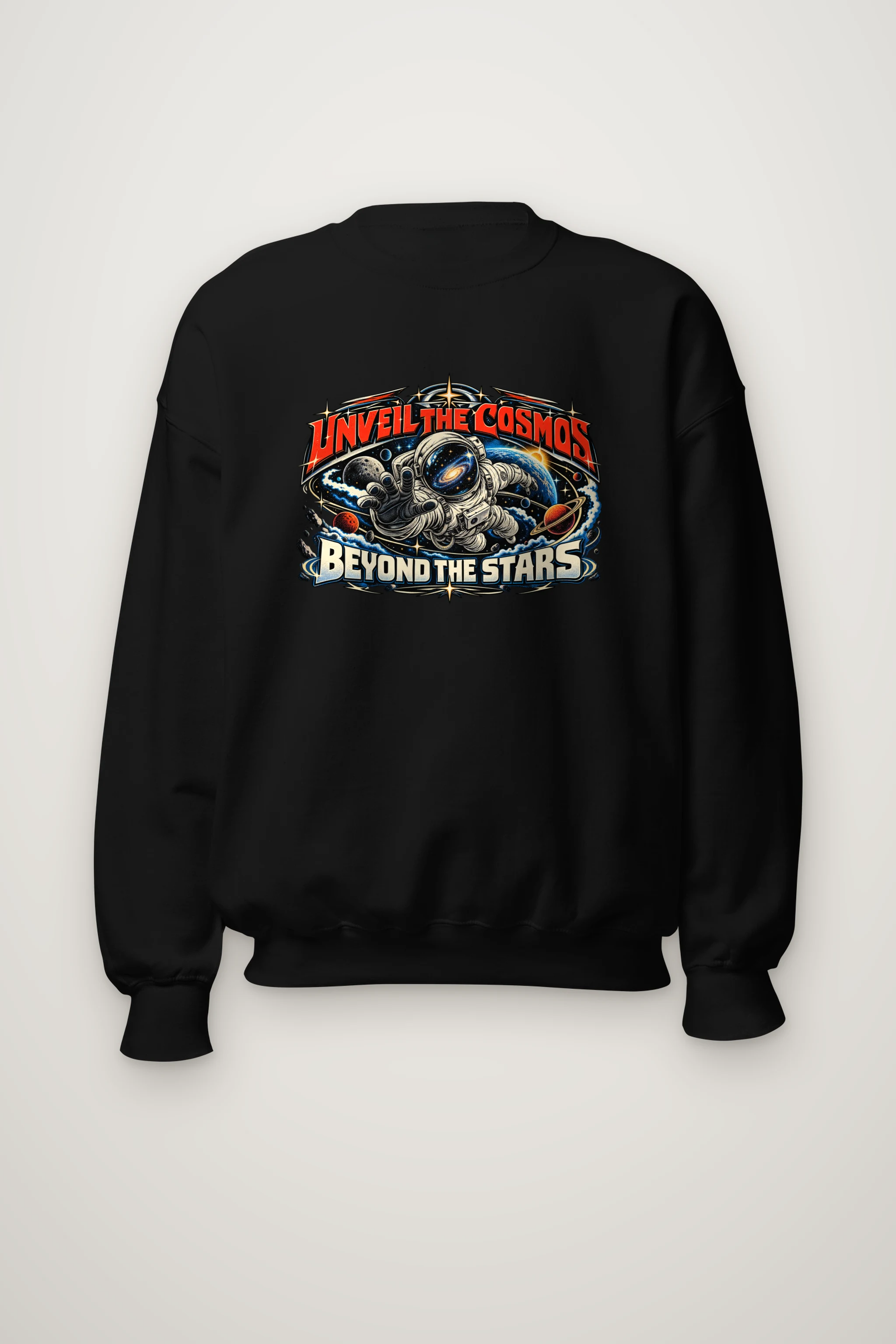 "Unveil The Cosmos" Heavy Blend Unisex Crewneck Sweatshirt