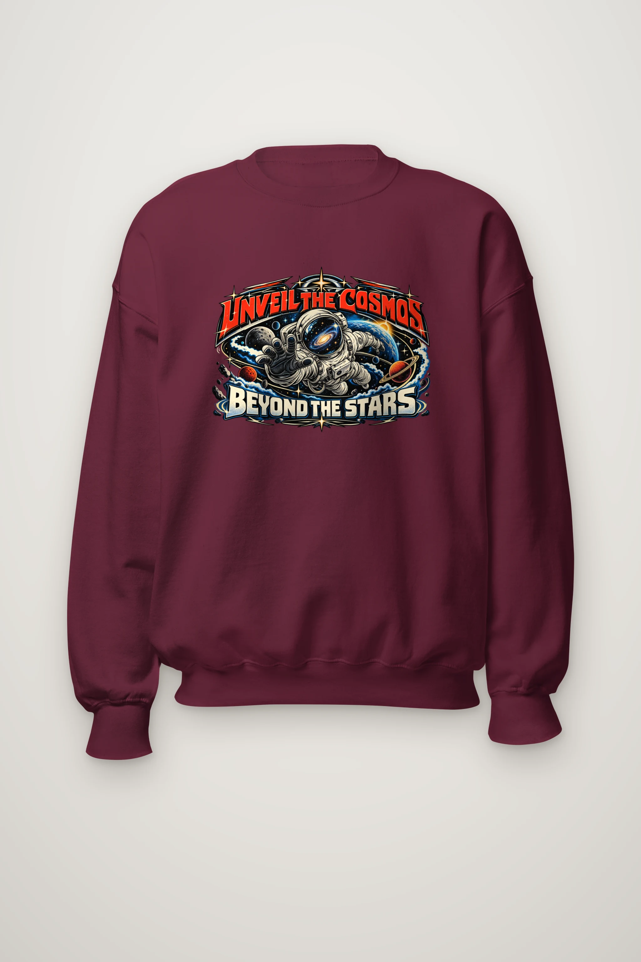 "Unveil The Cosmos" Heavy Blend Unisex Crewneck Sweatshirt
