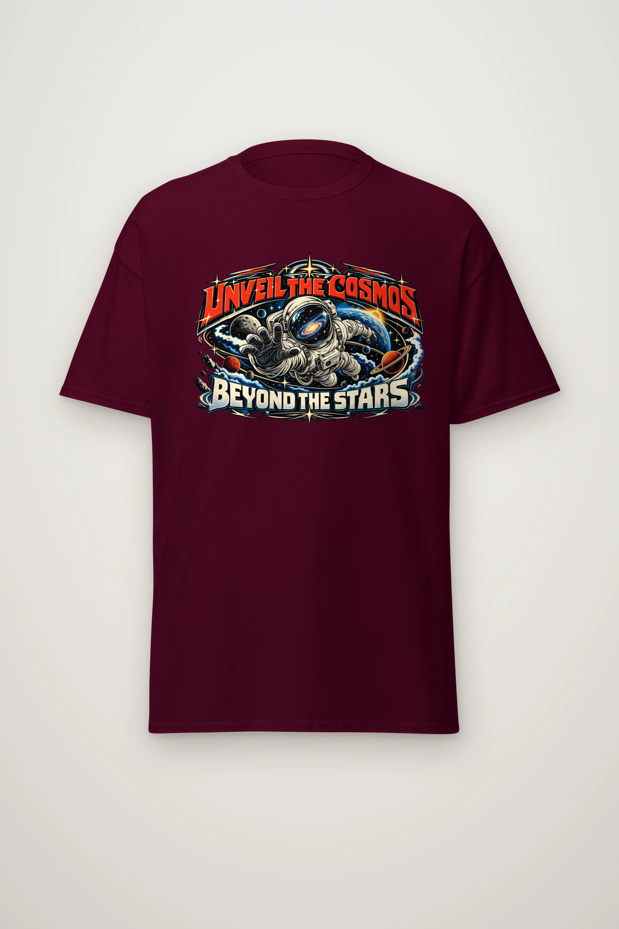 "Unveil The Cosmos Beyond" Heavyweight Unisex Crewneck T-shirt