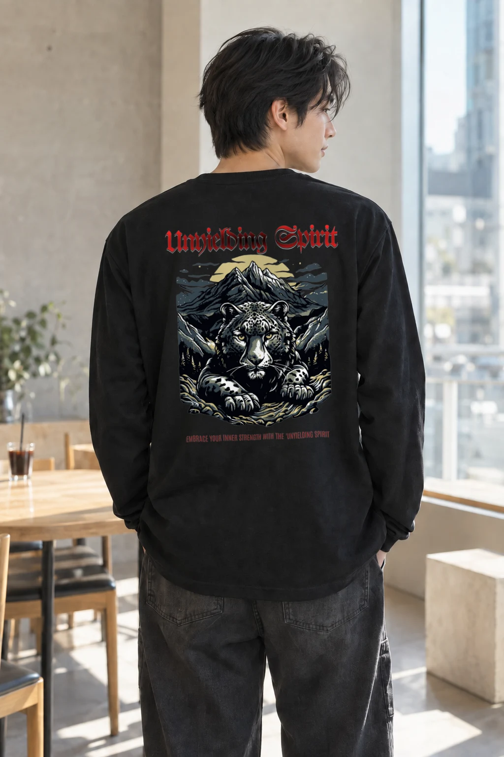 "Unyielding Spirit" Unisex Longsleeve T-shirt | Gildan 2400
