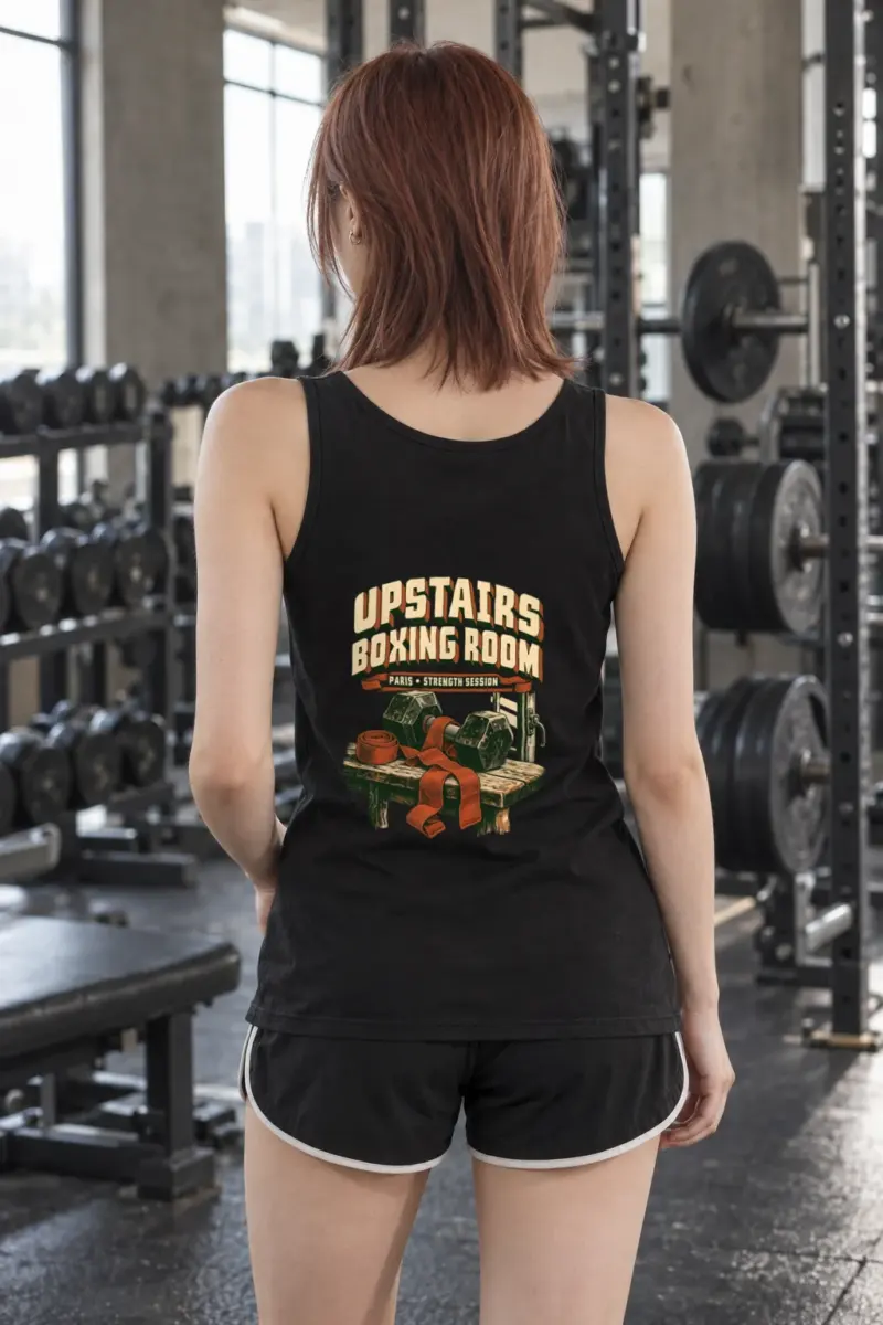 "Upstairs Boxing Room" Unisex Jersey Tank